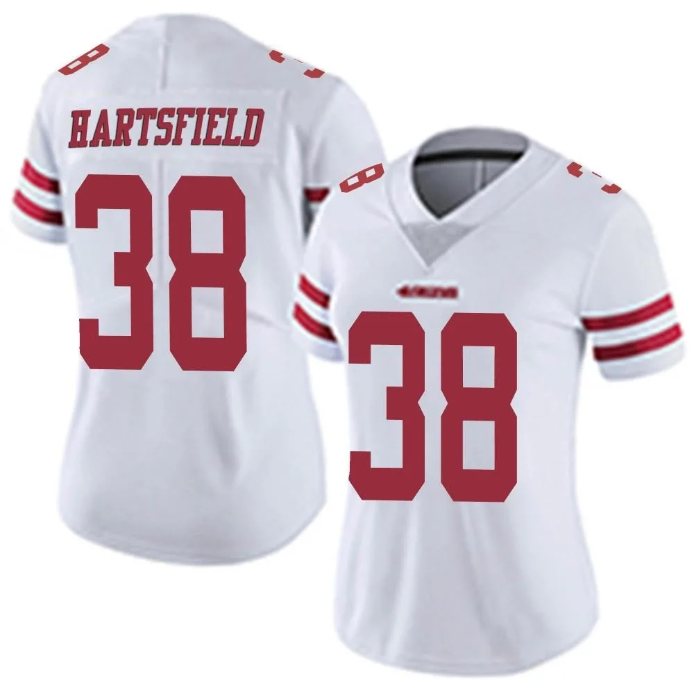 Women's San Francisco 49ers Myles Hartsfield Nike Vapor Untouchable Limited White Jersey Women's San Francisco 49ers Myles Hartsfield Nike Vapor Untouchable Limited White Jersey