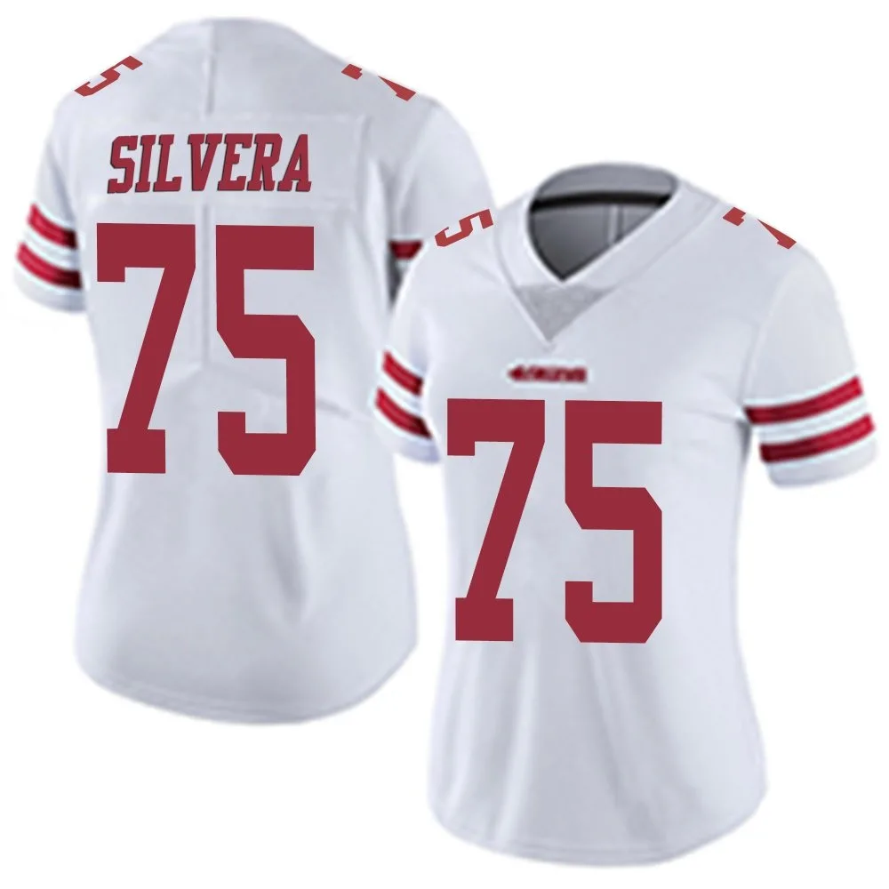 Women's San Francisco 49ers Nesta Jade Silvera Nike Vapor Untouchable Limited White Jersey Women's San Francisco 49ers Nesta Jade Silvera Nike Vapor Untouchable Limited White Jersey