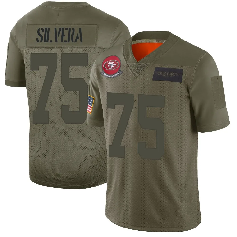 Youth San Francisco 49ers Nesta Jade Silvera Nike 2019 Salute To Service Limited Camo Jersey Youth San Francisco 49ers Nesta Jade Silvera Nike 2019 Salute To Service Limited Camo Jersey