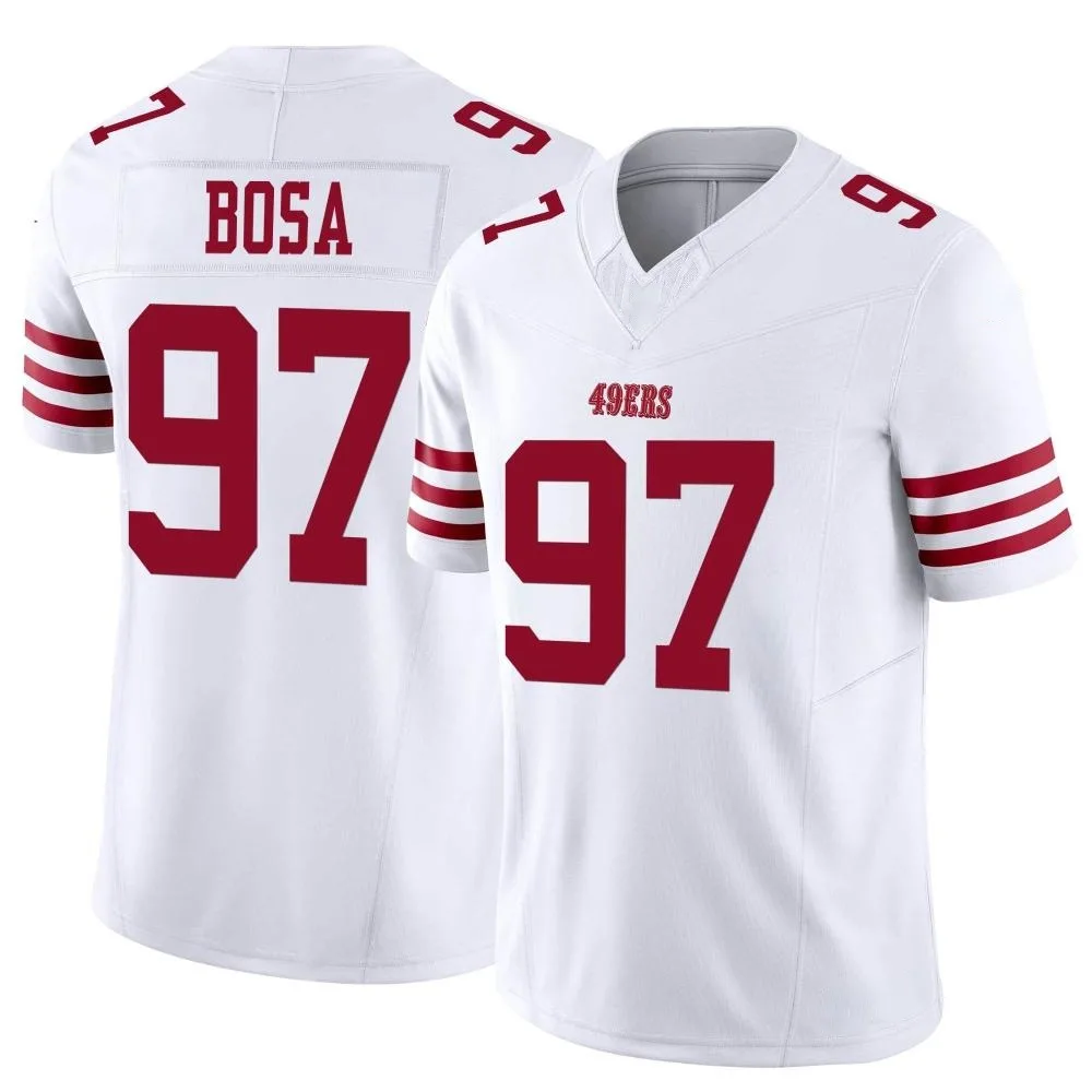 Youth San Francisco 49ers Nick Bosa Nike Vapor F.U.S.E. Limited White Jersey Youth San Francisco 49ers Nick Bosa Nike Vapor F.U.S.E. Limited White Jersey
