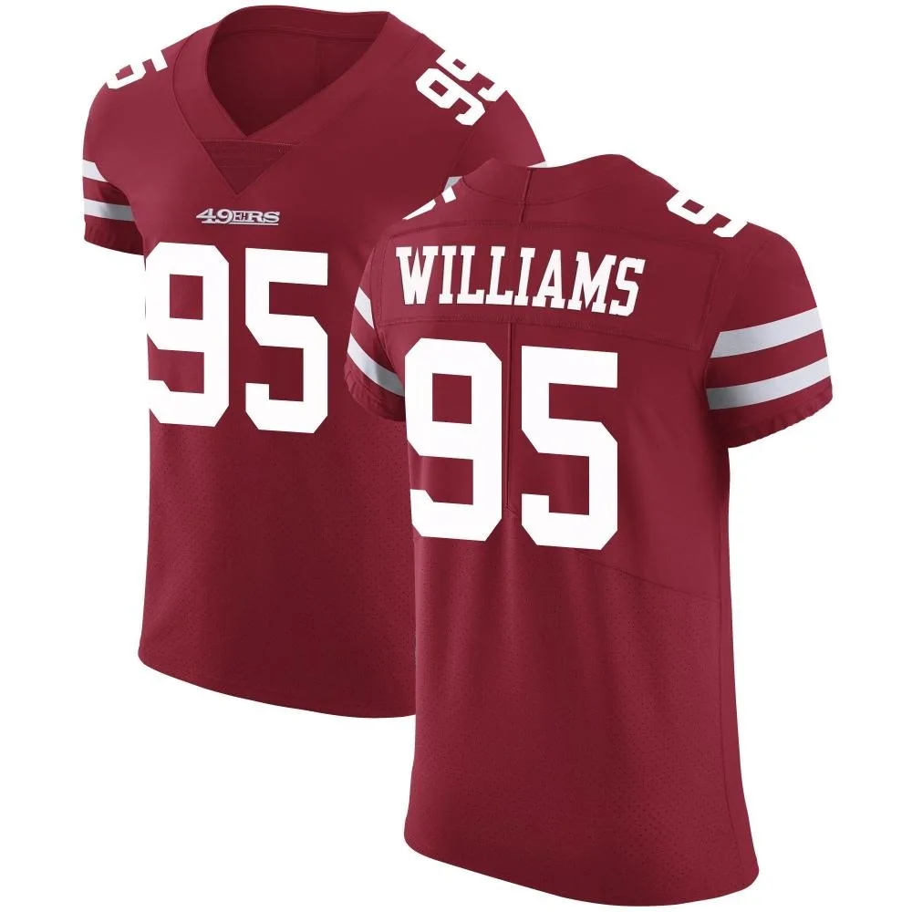Men's San Francisco 49ers Nick Williams Nike Team Color Vapor Untouchable Elite Red Jersey Men's San Francisco 49ers Nick Williams Nike Team Color Vapor Untouchable Elite Red Jersey