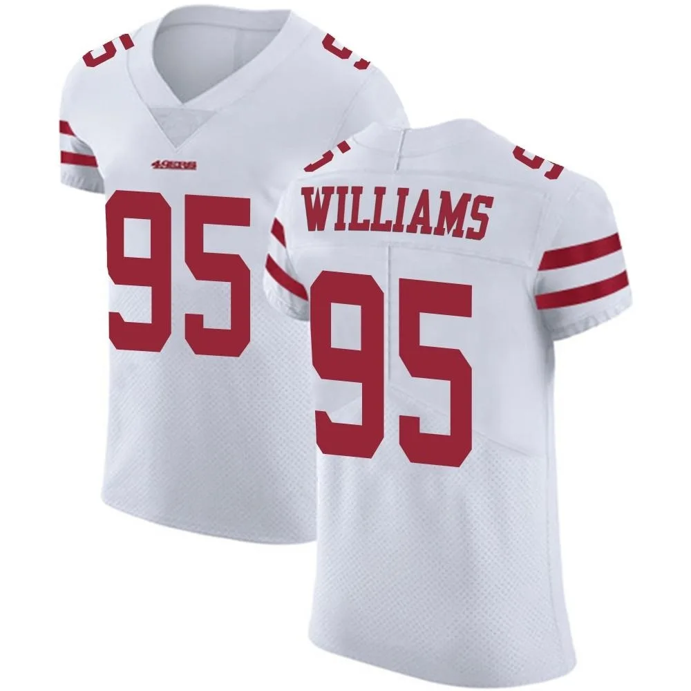 Men's San Francisco 49ers Nick Williams Nike Vapor Untouchable Elite White Jersey Men's San Francisco 49ers Nick Williams Nike Vapor Untouchable Elite White Jersey