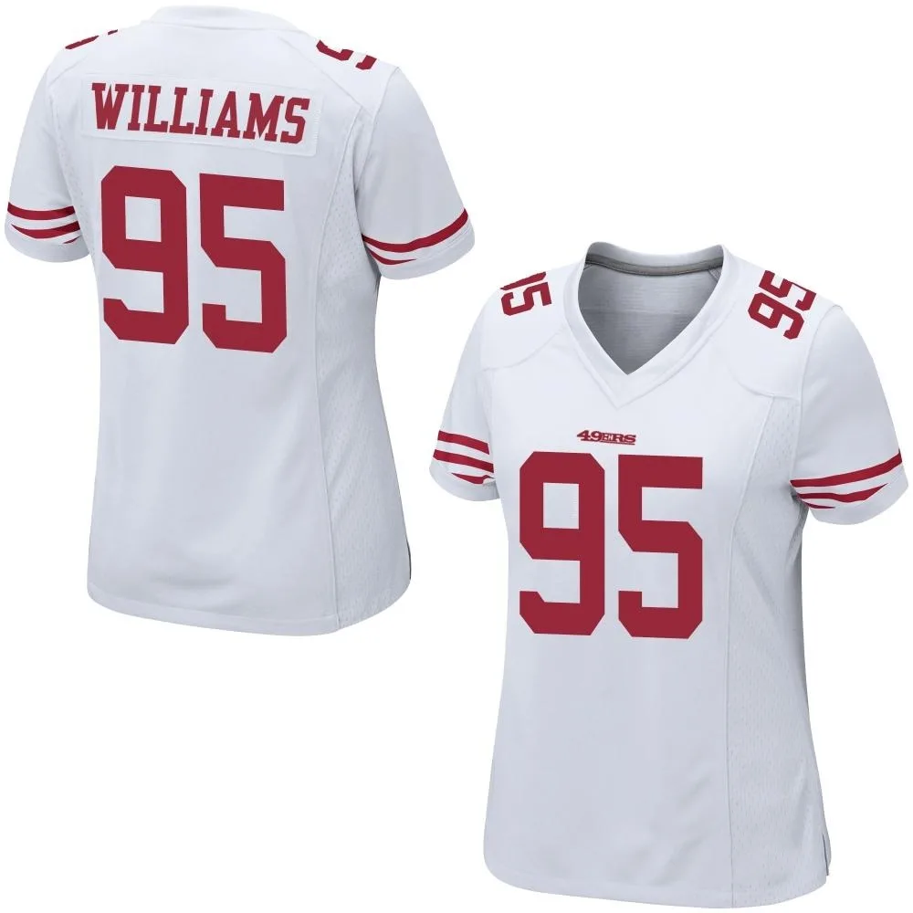 Women's San Francisco 49ers Nick Williams Nike Game White Jersey Women's San Francisco 49ers Nick Williams Nike Game White Jersey