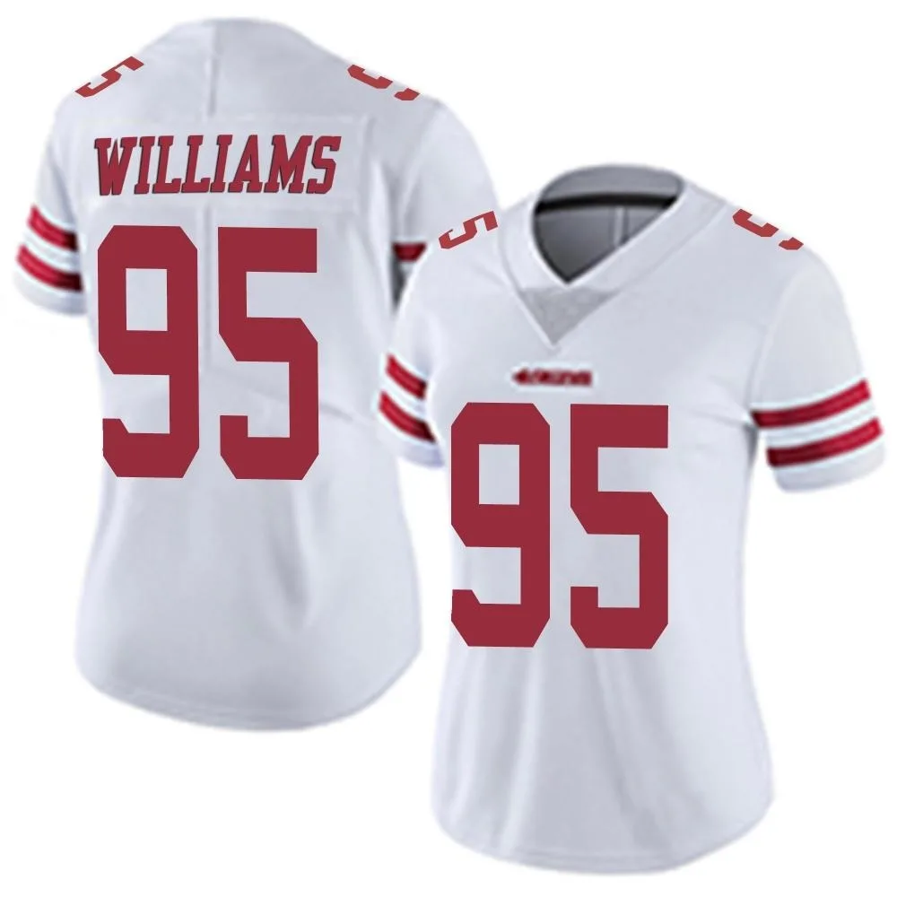 Women's San Francisco 49ers Nick Williams Nike Vapor Untouchable Limited White Jersey Women's San Francisco 49ers Nick Williams Nike Vapor Untouchable Limited White Jersey
