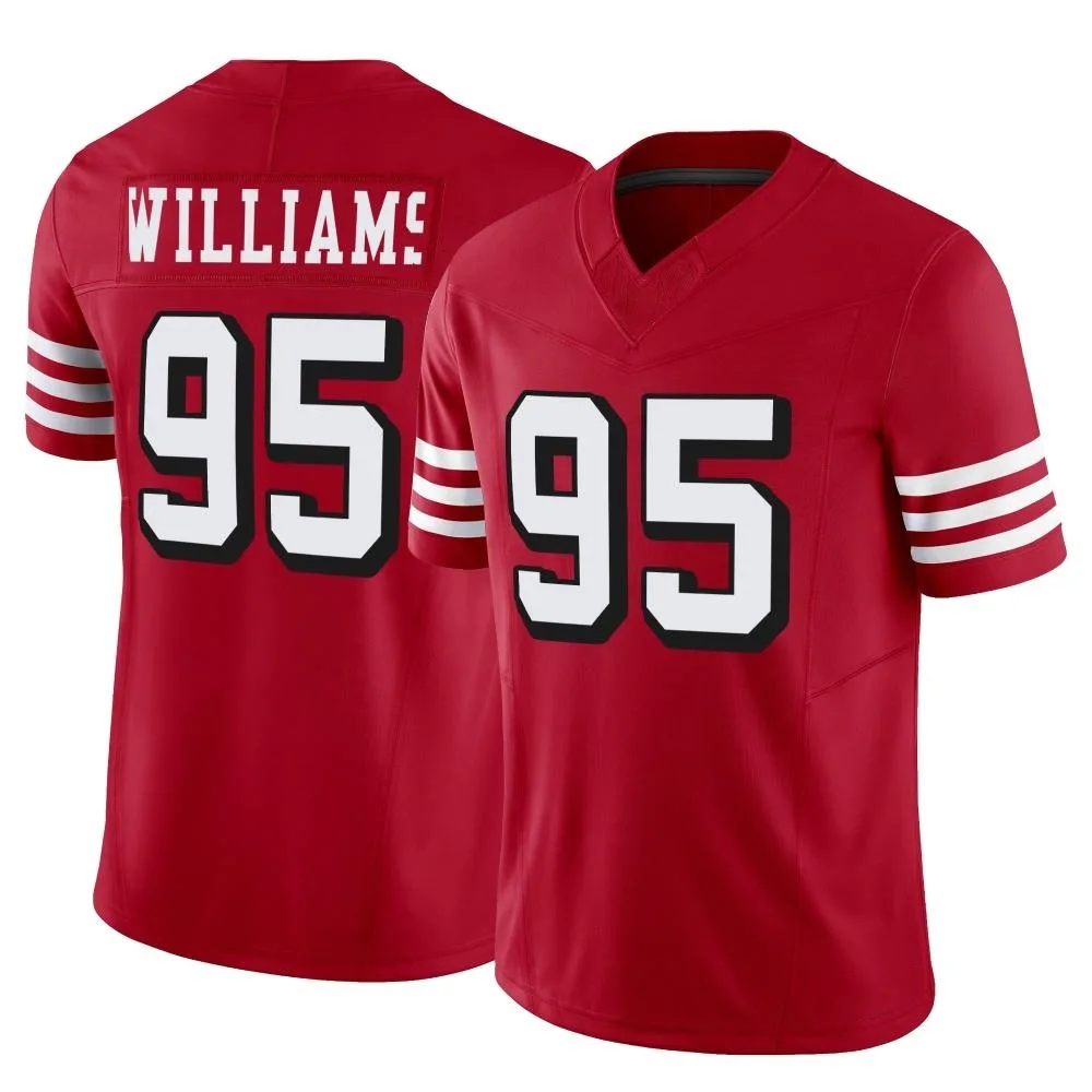 Youth San Francisco 49ers Nick Williams Nike Alternate Vapor F.U.S.E. Limited Scarlet Jersey Youth San Francisco 49ers Nick Williams Nike Alternate Vapor F.U.S.E. Limited Scarlet Jersey
