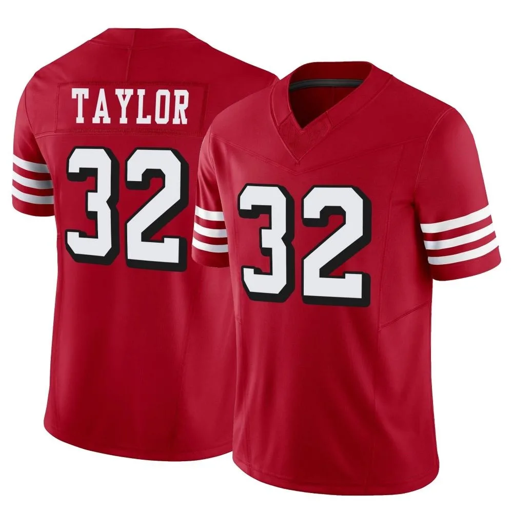 Men's San Francisco 49ers Patrick Taylor Jr. Nike Alternate Vapor F.U.S.E. Limited Scarlet Jersey Men's San Francisco 49ers Patrick Taylor Jr. Nike Alternate Vapor F.U.S.E. Limited Scarlet Jersey