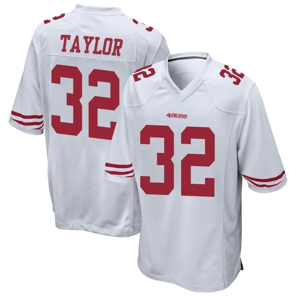 Men's San Francisco 49ers Patrick Taylor Jr. Nike Game White Jersey Men's San Francisco 49ers Patrick Taylor Jr. Nike Game White Jersey