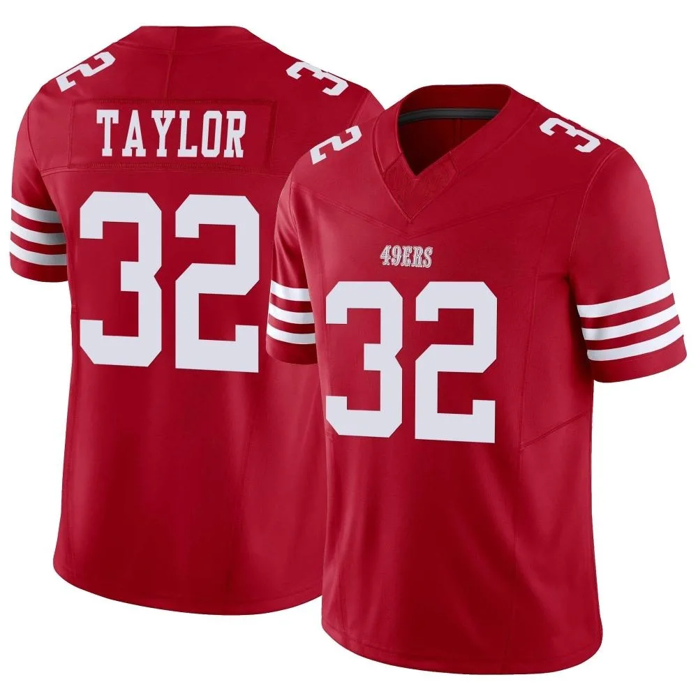 Men's San Francisco 49ers Patrick Taylor Jr. Nike Vapor F.U.S.E. Limited Scarlet Jersey Men's San Francisco 49ers Patrick Taylor Jr. Nike Vapor F.U.S.E. Limited Scarlet Jersey