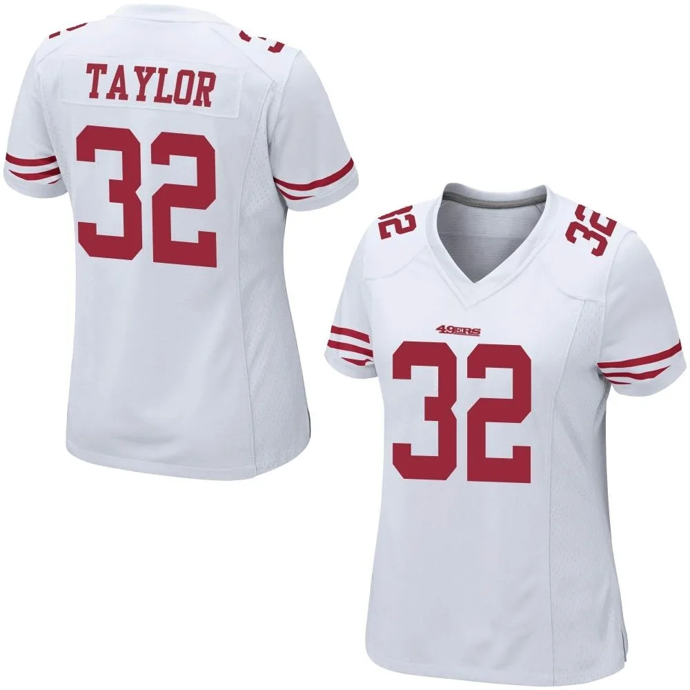 Women's San Francisco 49ers Patrick Taylor Jr. Nike Game White Jersey Women's San Francisco 49ers Patrick Taylor Jr. Nike Game White Jersey