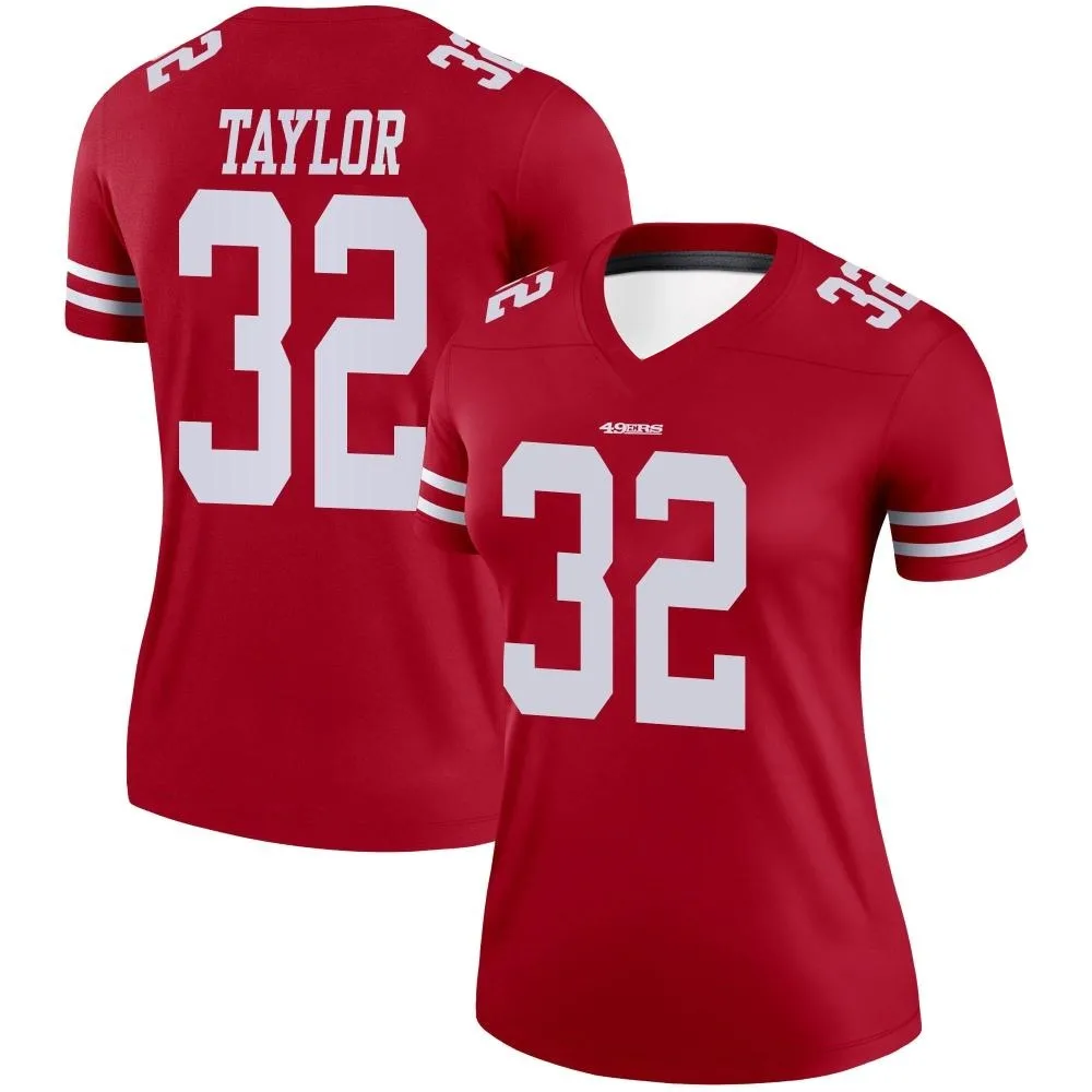 Women's San Francisco 49ers Patrick Taylor Jr. Nike Legend Scarlet Jersey Women's San Francisco 49ers Patrick Taylor Jr. Nike Legend Scarlet Jersey