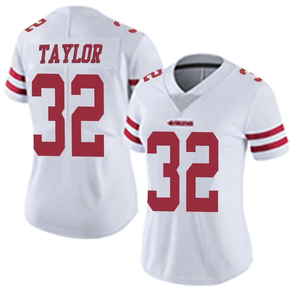 Women's San Francisco 49ers Patrick Taylor Jr. Nike Vapor Untouchable Limited White Jersey Women's San Francisco 49ers Patrick Taylor Jr. Nike Vapor Untouchable Limited White Jersey