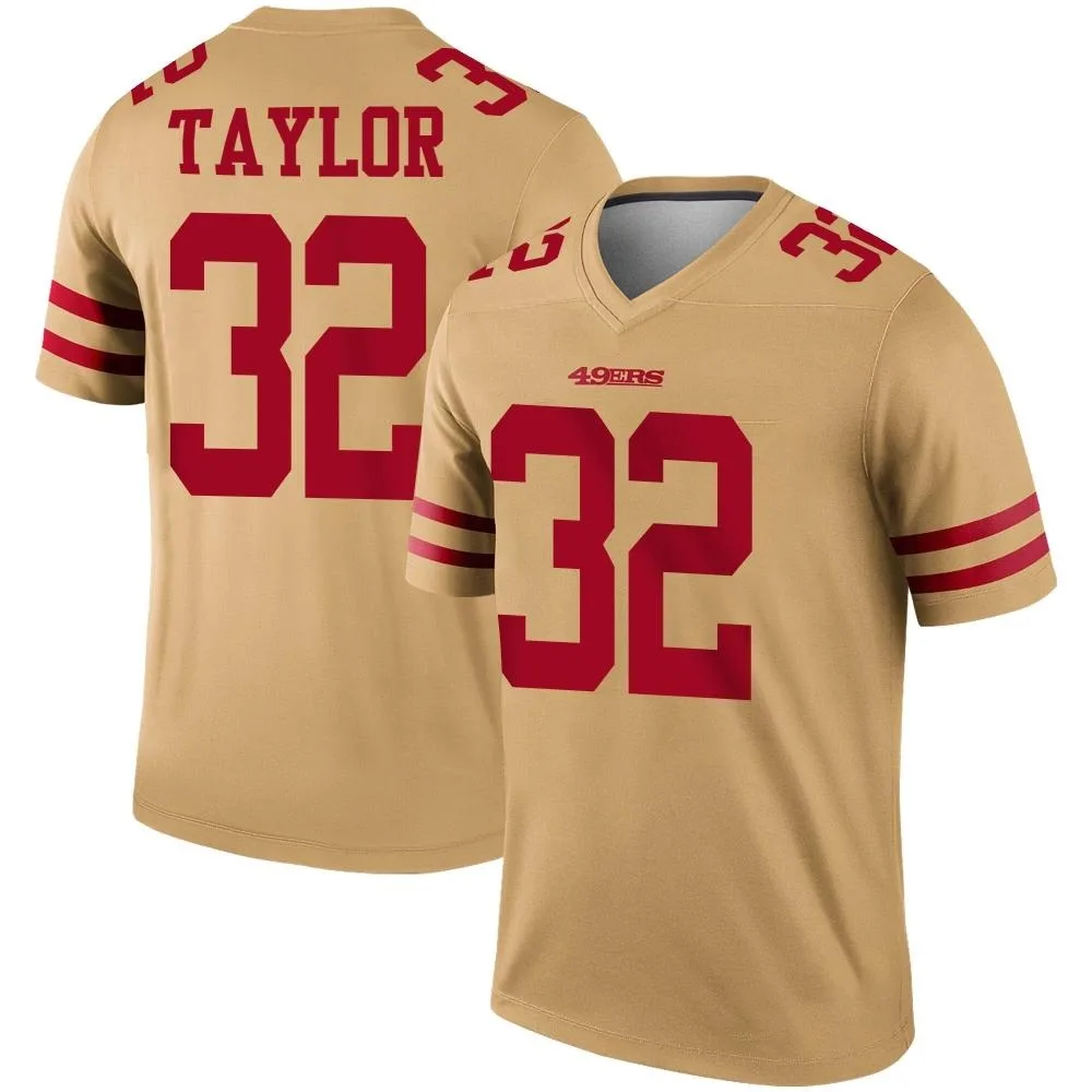 Youth San Francisco 49ers Patrick Taylor Jr. Nike Inverted Legend Gold Jersey Youth San Francisco 49ers Patrick Taylor Jr. Nike Inverted Legend Gold Jersey