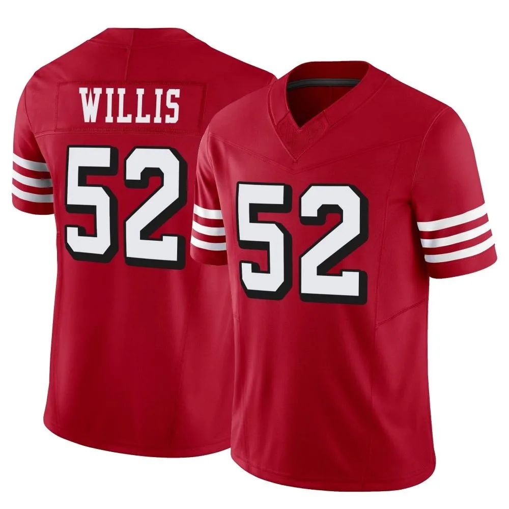 Men's San Francisco 49ers Patrick Willis Nike Alternate Vapor F.U.S.E. Limited Scarlet Jersey Men's San Francisco 49ers Patrick Willis Nike Alternate Vapor F.U.S.E. Limited Scarlet Jersey