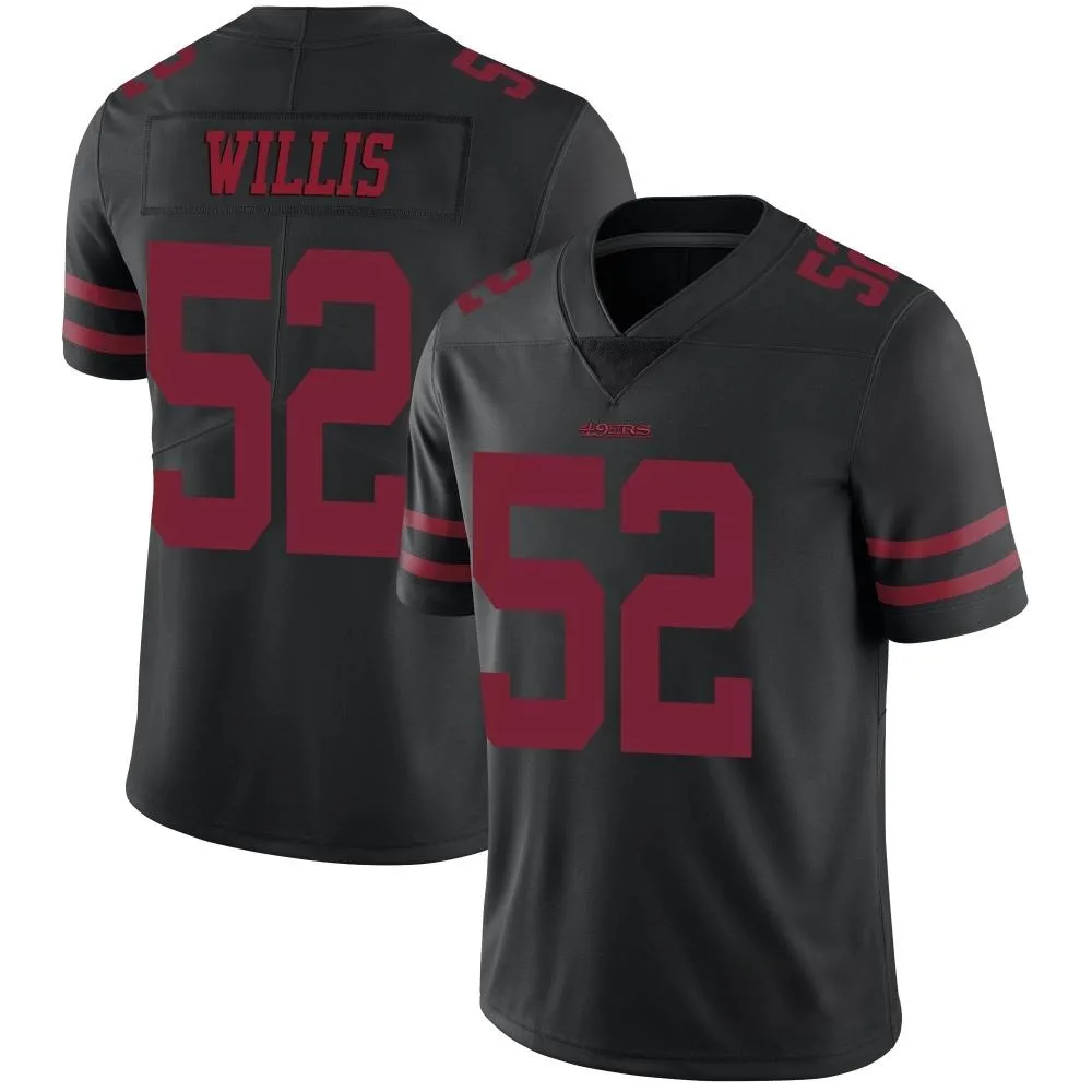 Men's San Francisco 49ers Patrick Willis Nike Alternate Vapor Untouchable Limited Black Jersey Men's San Francisco 49ers Patrick Willis Nike Alternate Vapor Untouchable Limited Black Jersey