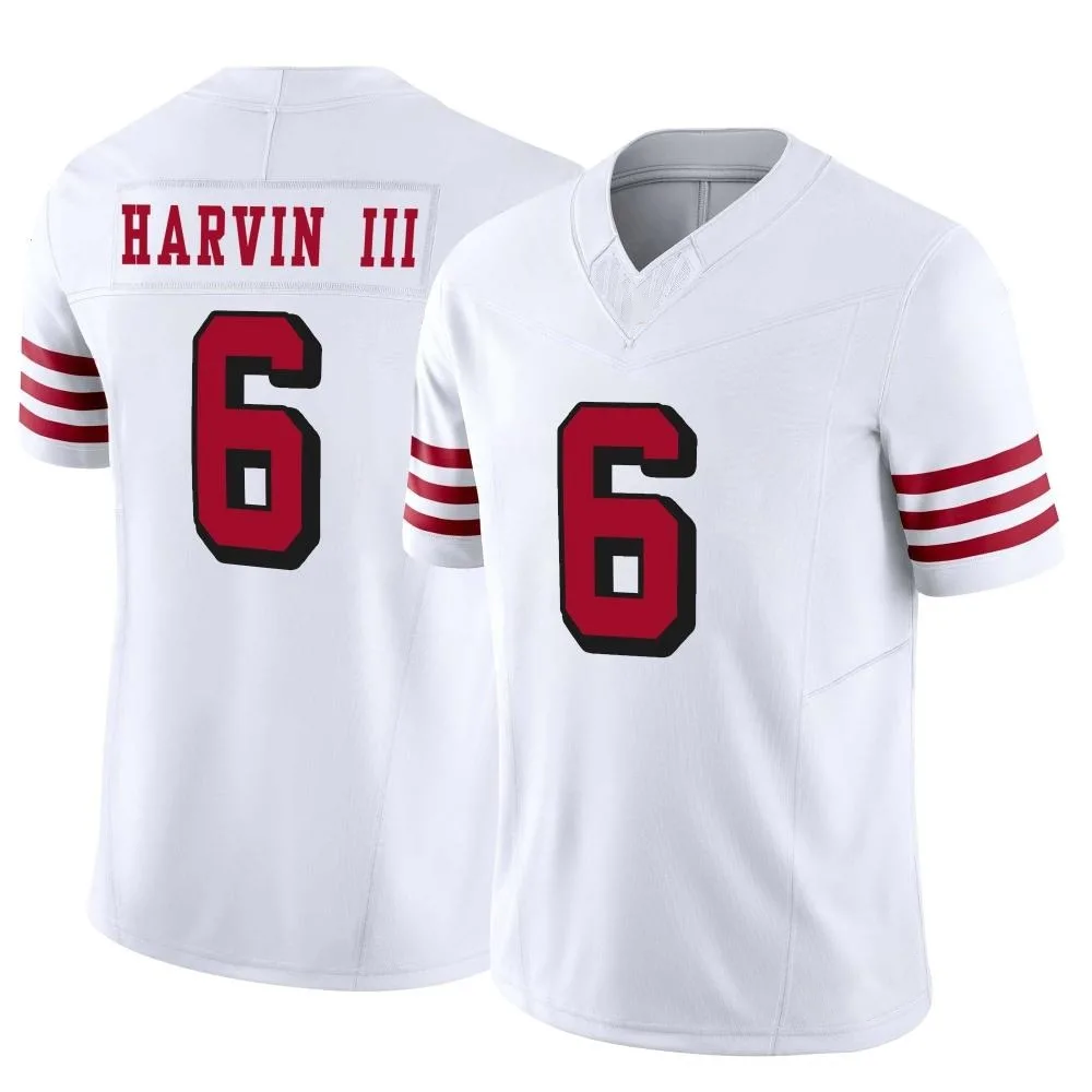 Men's San Francisco 49ers Pressley Harvin Iii Nike Alternate Vapor F.U.S.E. Limited White Jersey Men's San Francisco 49ers Pressley Harvin Iii Nike Alternate Vapor F.U.S.E. Limited White Jersey