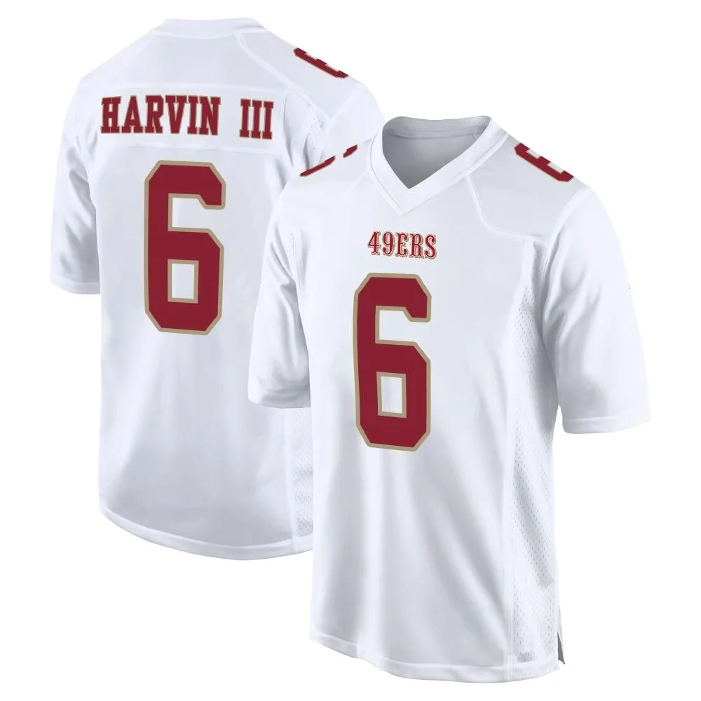 Men's San Francisco 49ers Pressley Harvin Iii Nike Fashion Game White Jersey Men's San Francisco 49ers Pressley Harvin Iii Nike Fashion Game White Jersey