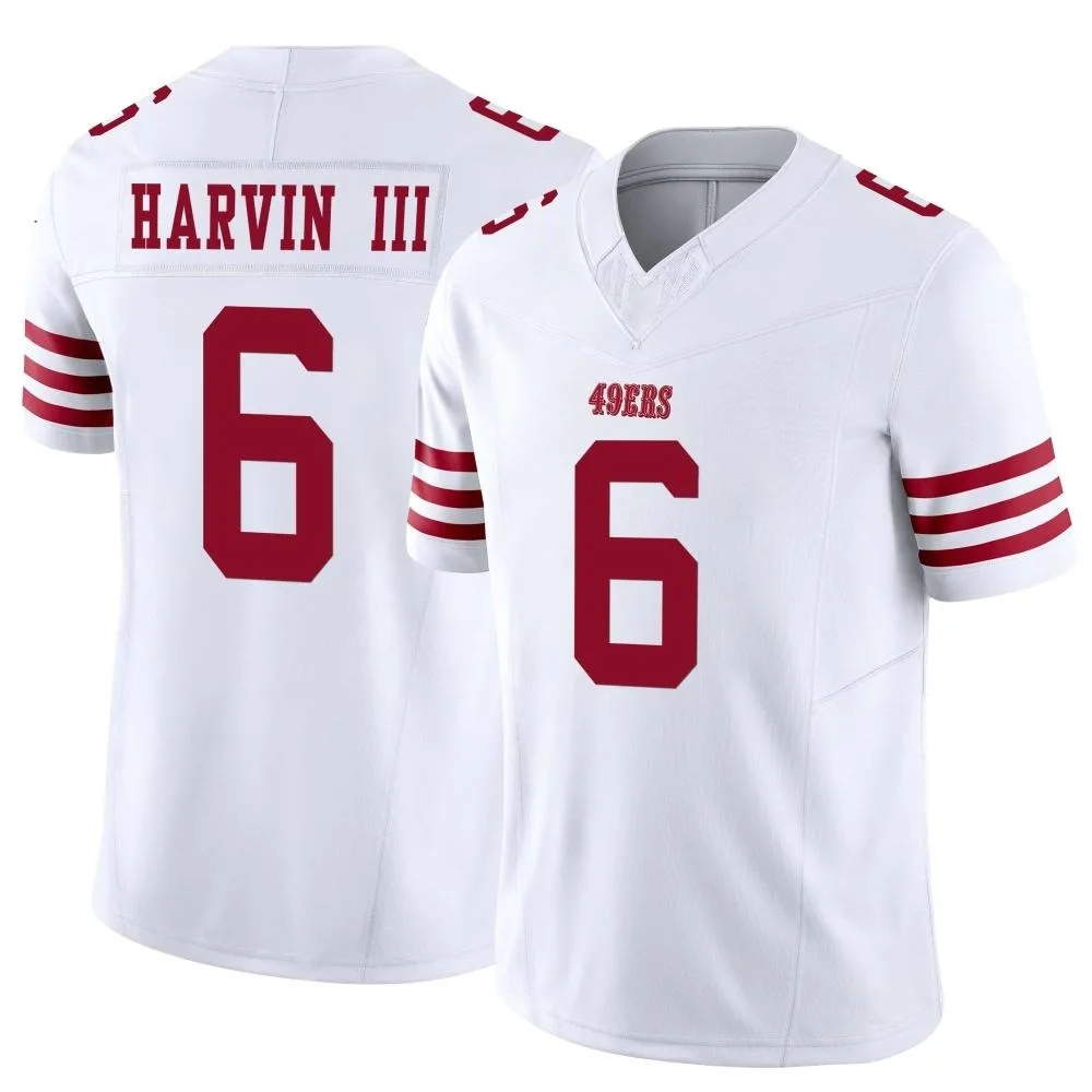 Men's San Francisco 49ers Pressley Harvin Iii Nike Vapor F.U.S.E. Limited White Jersey Men's San Francisco 49ers Pressley Harvin Iii Nike Vapor F.U.S.E. Limited White Jersey