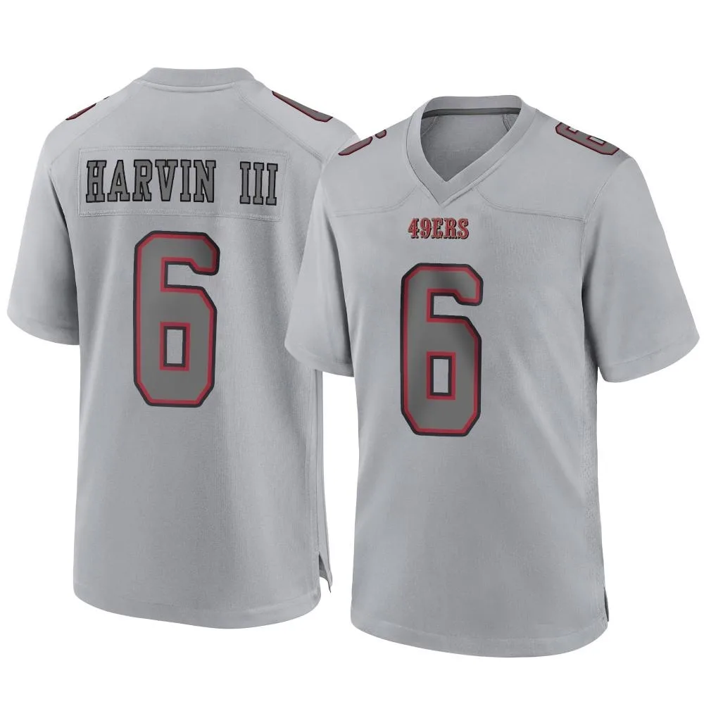 Youth San Francisco 49ers Pressley Harvin Iii Nike Atmosphere Fashion Game Gray Jersey Youth San Francisco 49ers Pressley Harvin Iii Nike Atmosphere Fashion Game Gray Jersey