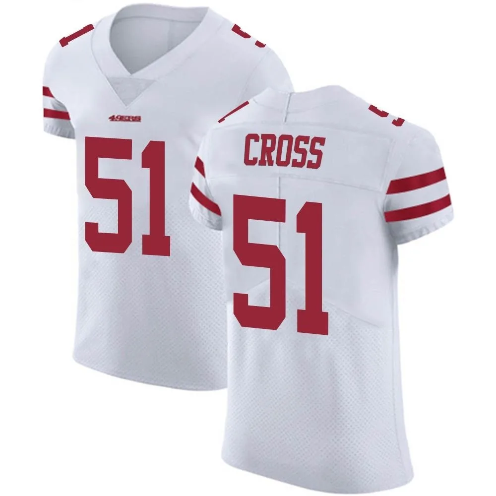 Men's San Francisco 49ers Randy Cross Nike Vapor Untouchable Elite White Jersey Men's San Francisco 49ers Randy Cross Nike Vapor Untouchable Elite White Jersey