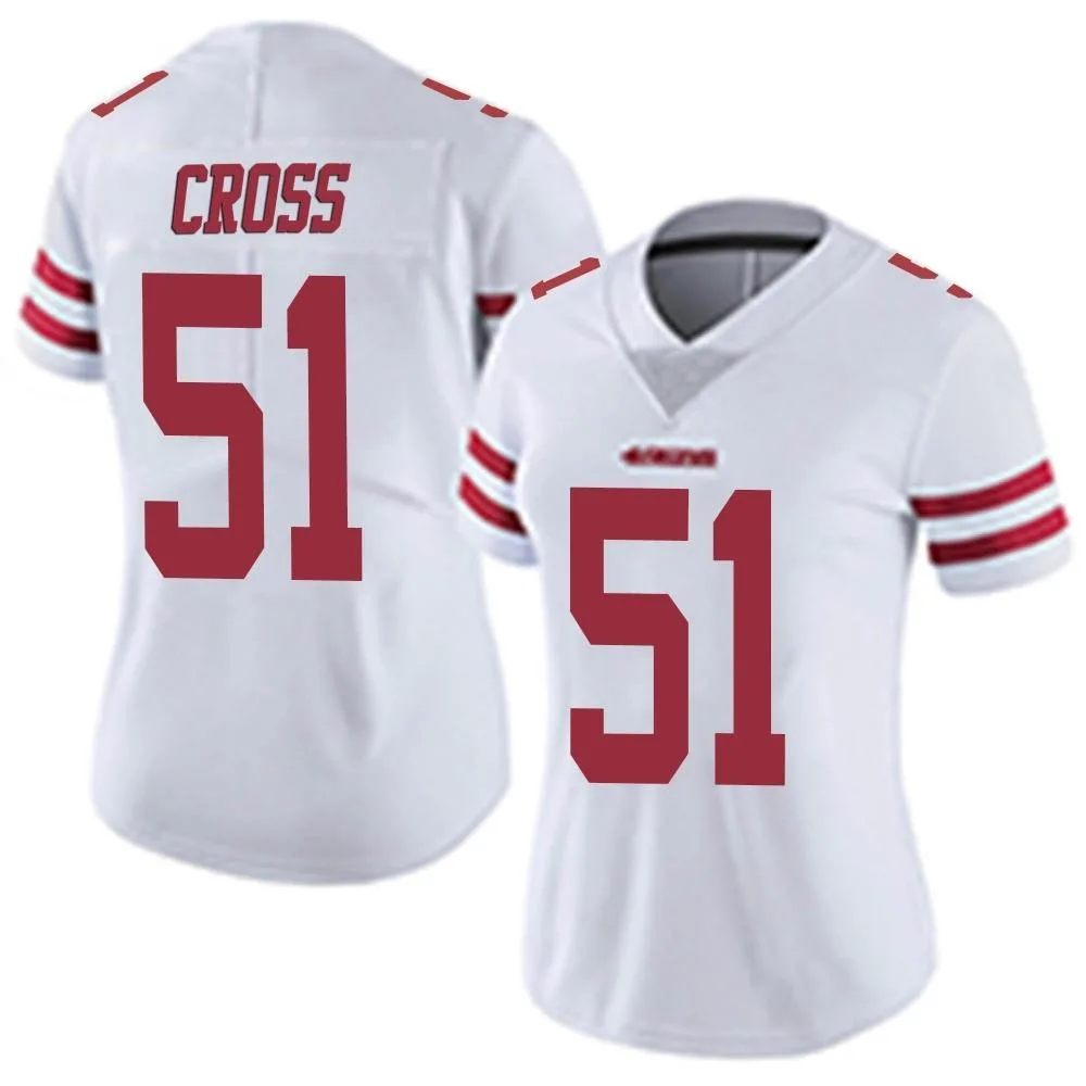 Women's San Francisco 49ers Randy Cross Nike Vapor Untouchable Limited White Jersey Women's San Francisco 49ers Randy Cross Nike Vapor Untouchable Limited White Jersey