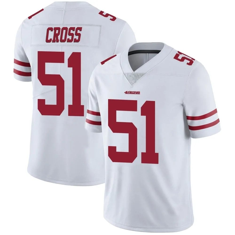 Youth San Francisco 49ers Randy Cross Nike Vapor Untouchable Limited White Jersey Youth San Francisco 49ers Randy Cross Nike Vapor Untouchable Limited White Jersey