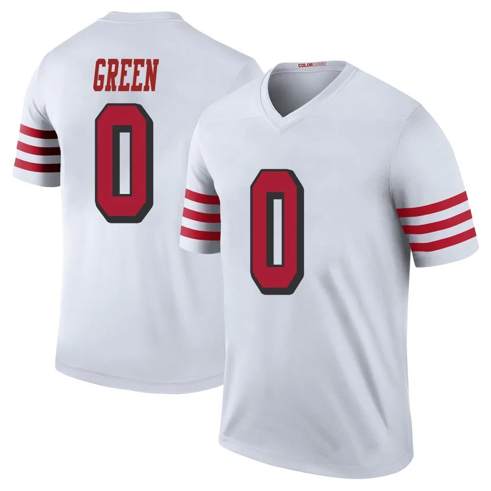 Youth San Francisco 49ers Renardo Green Nike Color Rush Legend White Jersey Youth San Francisco 49ers Renardo Green Nike Color Rush Legend White Jersey