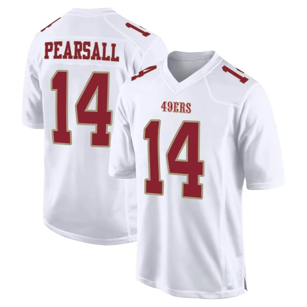 Men's San Francisco 49ers Ricky Pearsall Nike Fashion Game White Jersey Men's San Francisco 49ers Ricky Pearsall Nike Fashion Game White Jersey