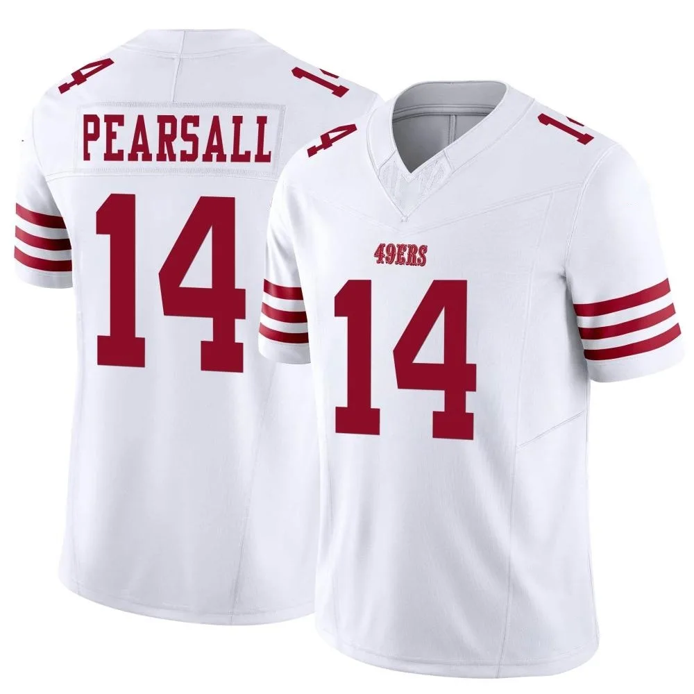 Men's San Francisco 49ers Ricky Pearsall Nike Vapor F.U.S.E. Limited White Jersey Men's San Francisco 49ers Ricky Pearsall Nike Vapor F.U.S.E. Limited White Jersey