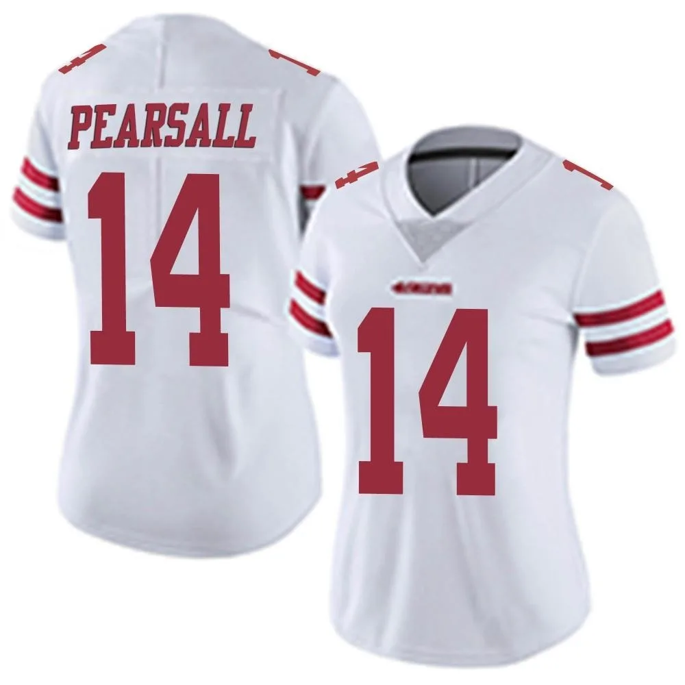Women's San Francisco 49ers Ricky Pearsall Nike Vapor Untouchable Limited White Jersey Women's San Francisco 49ers Ricky Pearsall Nike Vapor Untouchable Limited White Jersey