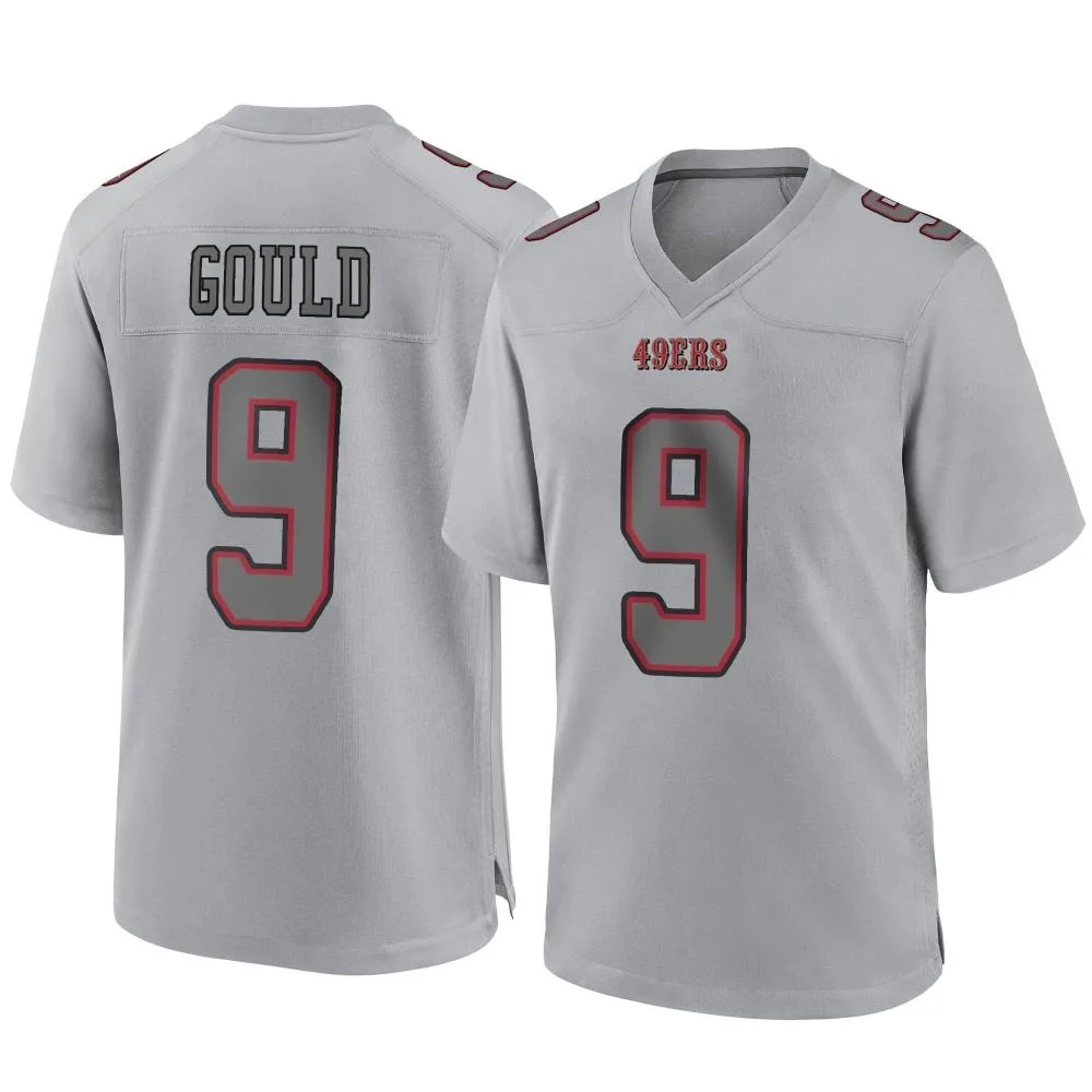 Men's San Francisco 49ers Robbie Gould Nike Atmosphere Fashion Game Gray Jersey Men's San Francisco 49ers Robbie Gould Nike Atmosphere Fashion Game Gray Jersey