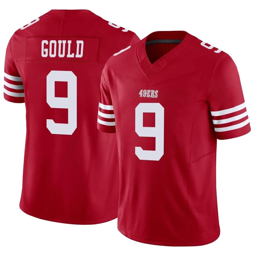 Men's San Francisco 49ers Robbie Gould Nike Vapor F.U.S.E. Limited Scarlet Jersey Men's San Francisco 49ers Robbie Gould Nike Vapor F.U.S.E. Limited Scarlet Jersey