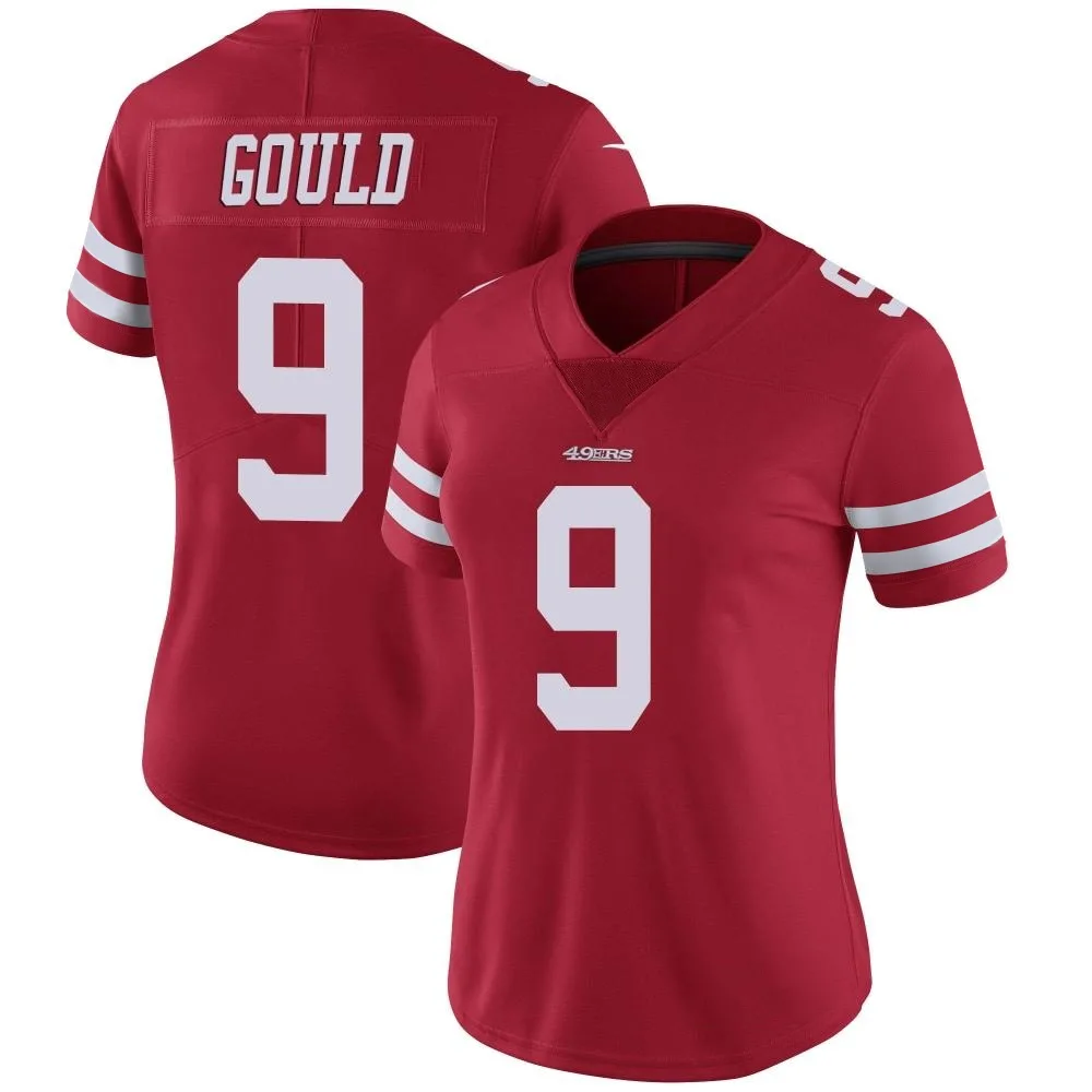 Women's San Francisco 49ers Robbie Gould Nike Team Color Vapor Untouchable Limited Red Jersey Women's San Francisco 49ers Robbie Gould Nike Team Color Vapor Untouchable Limited Red Jersey