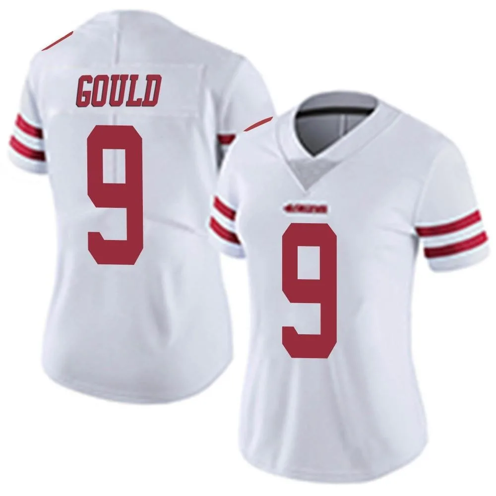 Women's San Francisco 49ers Robbie Gould Nike Vapor Untouchable Limited White Jersey Women's San Francisco 49ers Robbie Gould Nike Vapor Untouchable Limited White Jersey