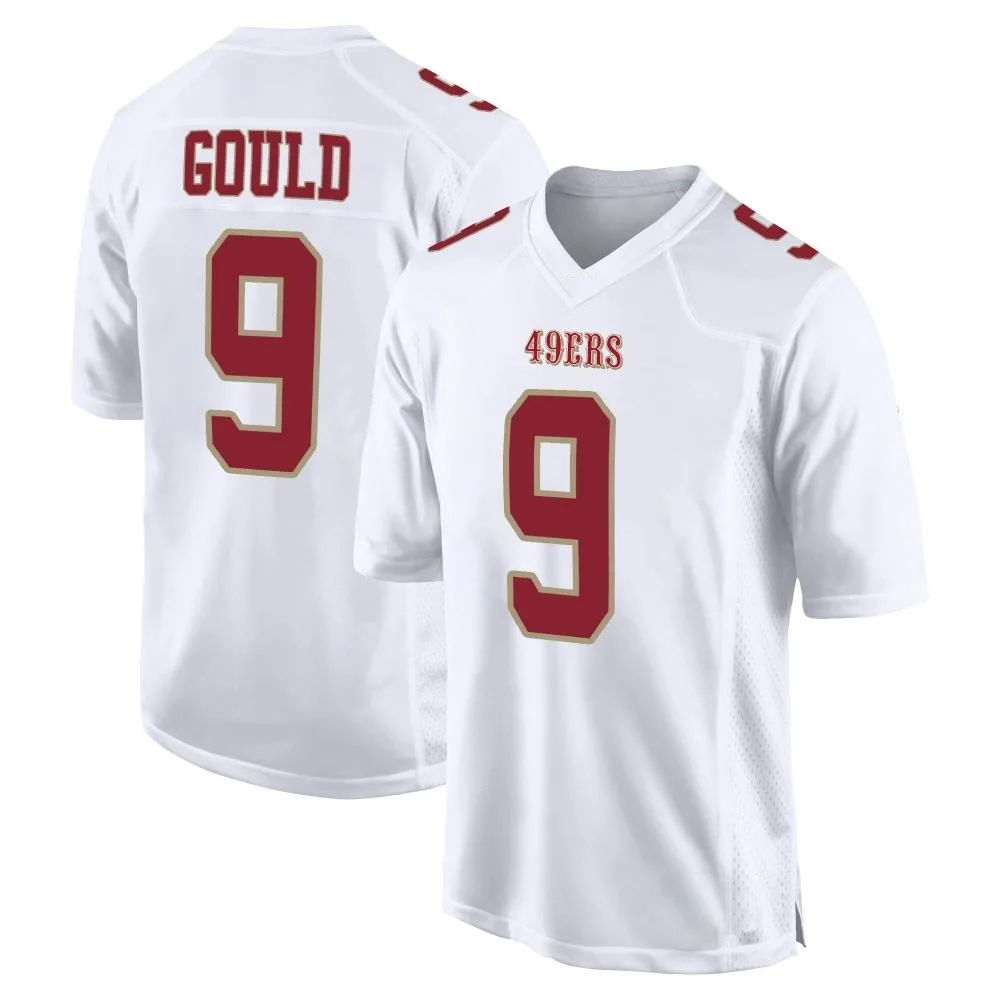 Youth San Francisco 49ers Robbie Gould Nike Fashion Game White Jersey Youth San Francisco 49ers Robbie Gould Nike Fashion Game White Jersey