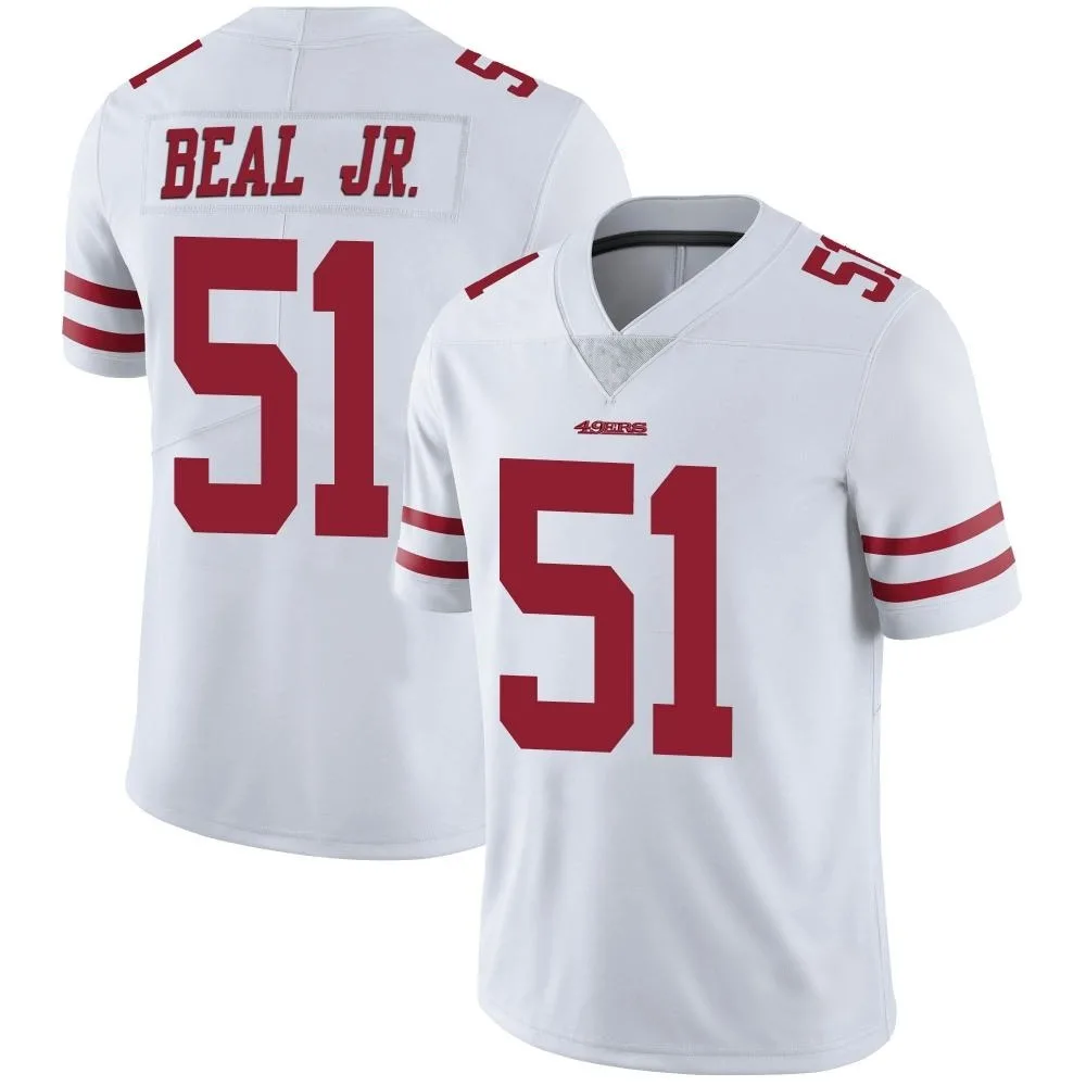 Men's San Francisco 49ers Robert Beal Jr. Nike Vapor Untouchable Limited White Jersey Men's San Francisco 49ers Robert Beal Jr. Nike Vapor Untouchable Limited White Jersey