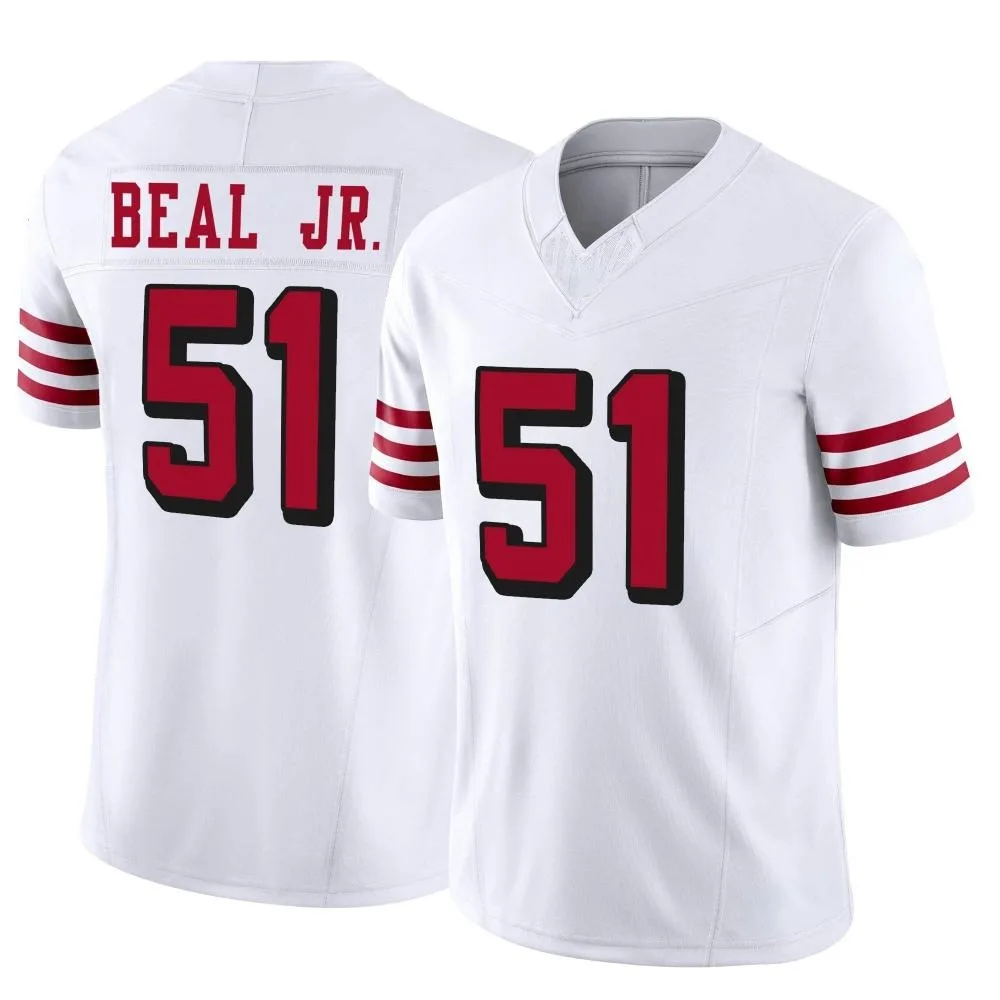 Youth San Francisco 49ers Robert Beal Jr. Nike Alternate Vapor F.U.S.E. Limited White Jersey Youth San Francisco 49ers Robert Beal Jr. Nike Alternate Vapor F.U.S.E. Limited White Jersey