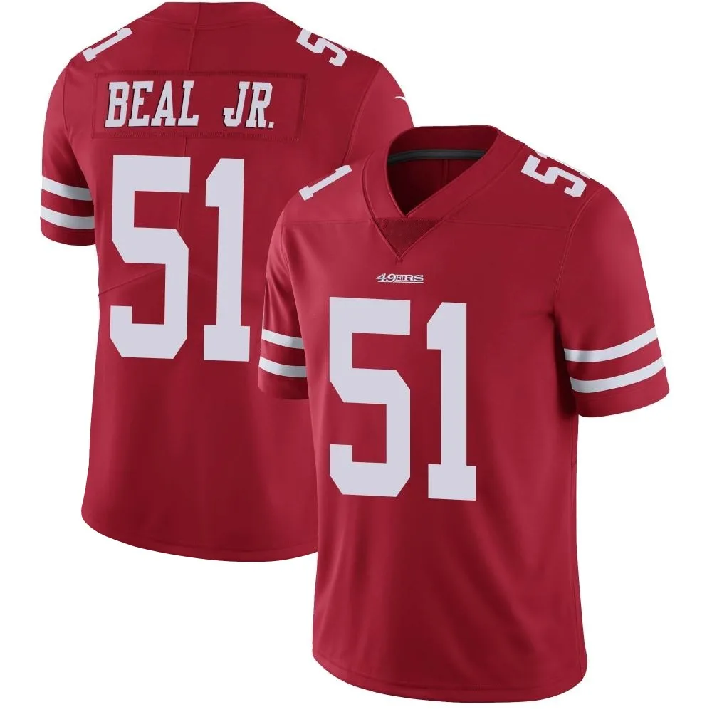 Youth San Francisco 49ers Robert Beal Jr. Nike Team Color Vapor Untouchable Limited Red Jersey Youth San Francisco 49ers Robert Beal Jr. Nike Team Color Vapor Untouchable Limited Red Jersey