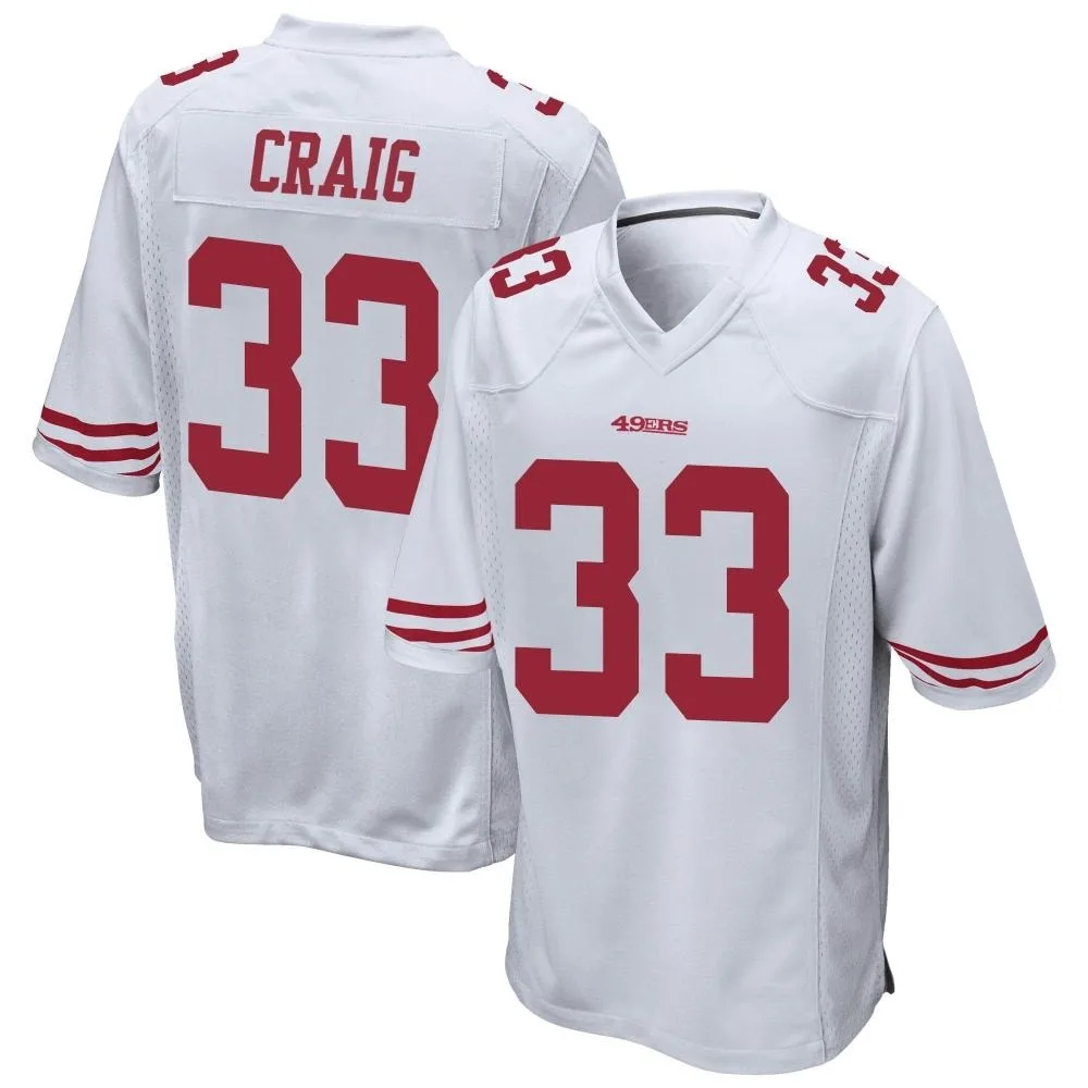 Youth San Francisco 49ers Roger Craig Nike Game White Jersey Youth San Francisco 49ers Roger Craig Nike Game White Jersey