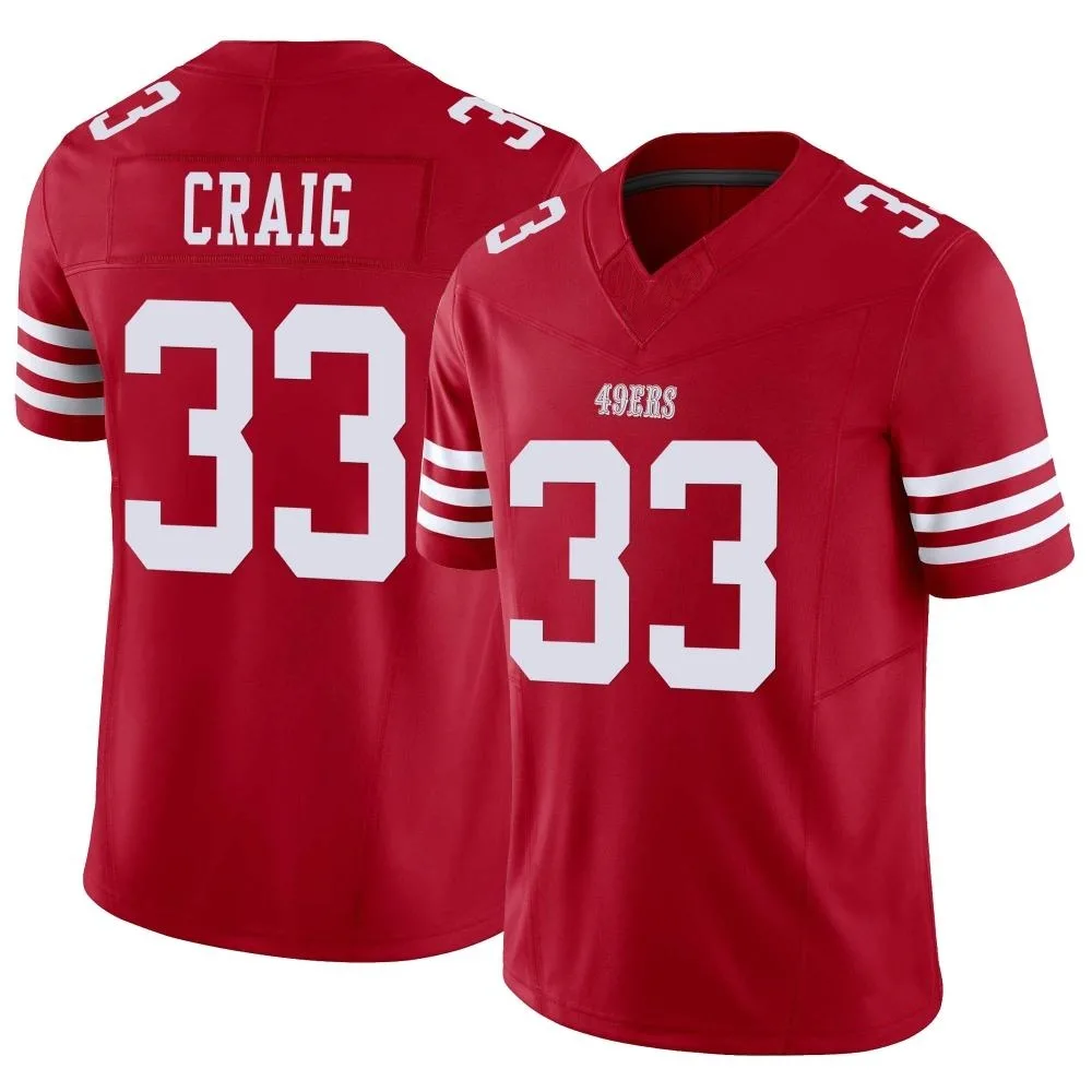 Youth San Francisco 49ers Roger Craig Nike Vapor F.U.S.E. Limited Scarlet Jersey Youth San Francisco 49ers Roger Craig Nike Vapor F.U.S.E. Limited Scarlet Jersey