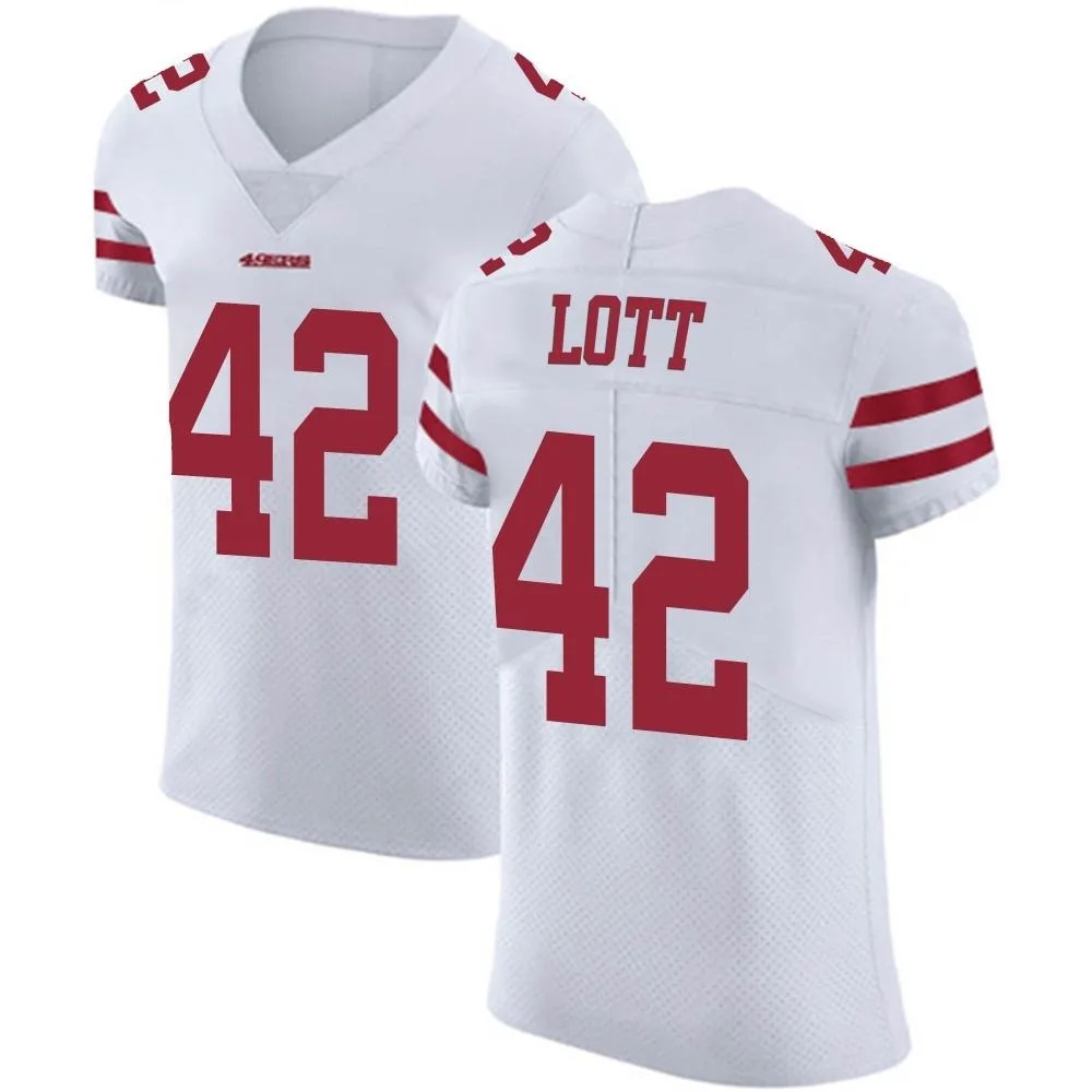 Men's San Francisco 49ers Ronnie Lott Nike Vapor Untouchable Elite White Jersey Men's San Francisco 49ers Ronnie Lott Nike Vapor Untouchable Elite White Jersey