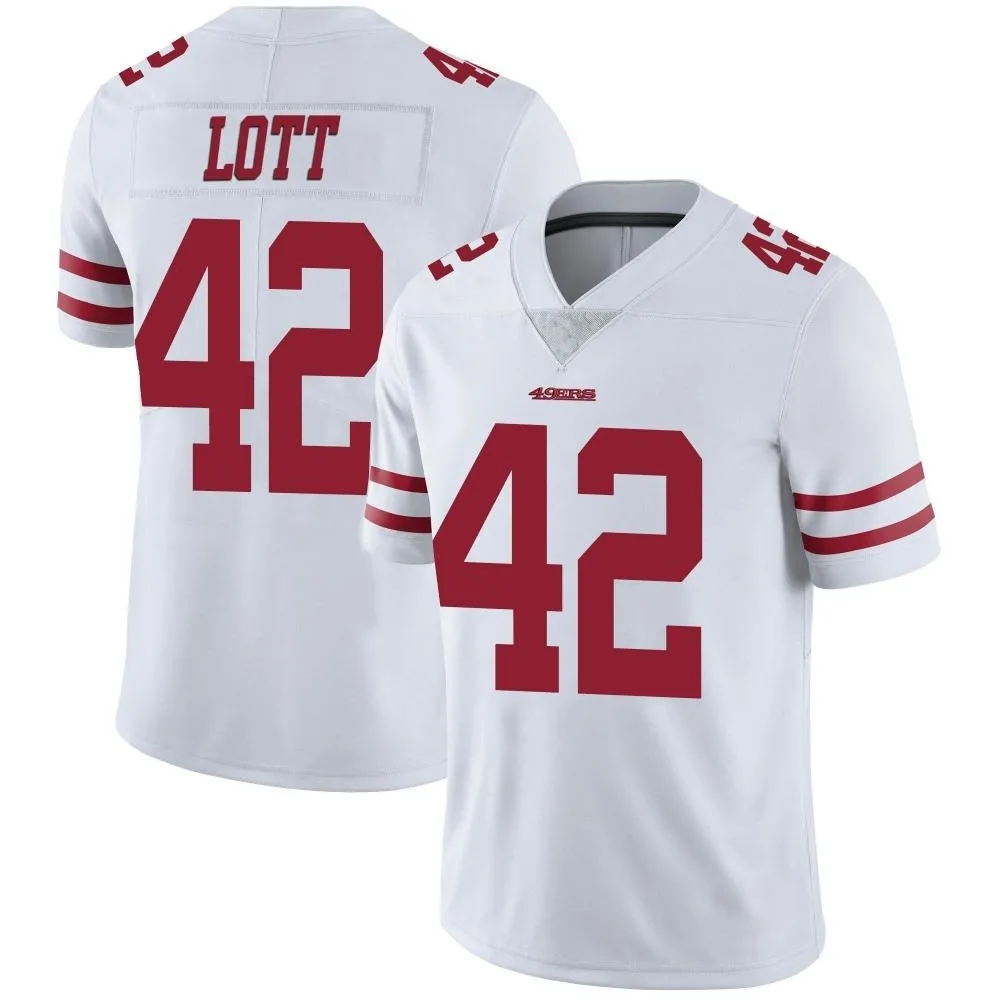 Men's San Francisco 49ers Ronnie Lott Nike Vapor Untouchable Limited White Jersey Men's San Francisco 49ers Ronnie Lott Nike Vapor Untouchable Limited White Jersey