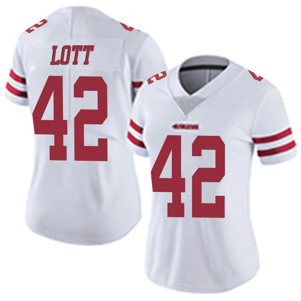 Women's San Francisco 49ers Ronnie Lott Nike Vapor Untouchable Limited White Jersey Women's San Francisco 49ers Ronnie Lott Nike Vapor Untouchable Limited White Jersey