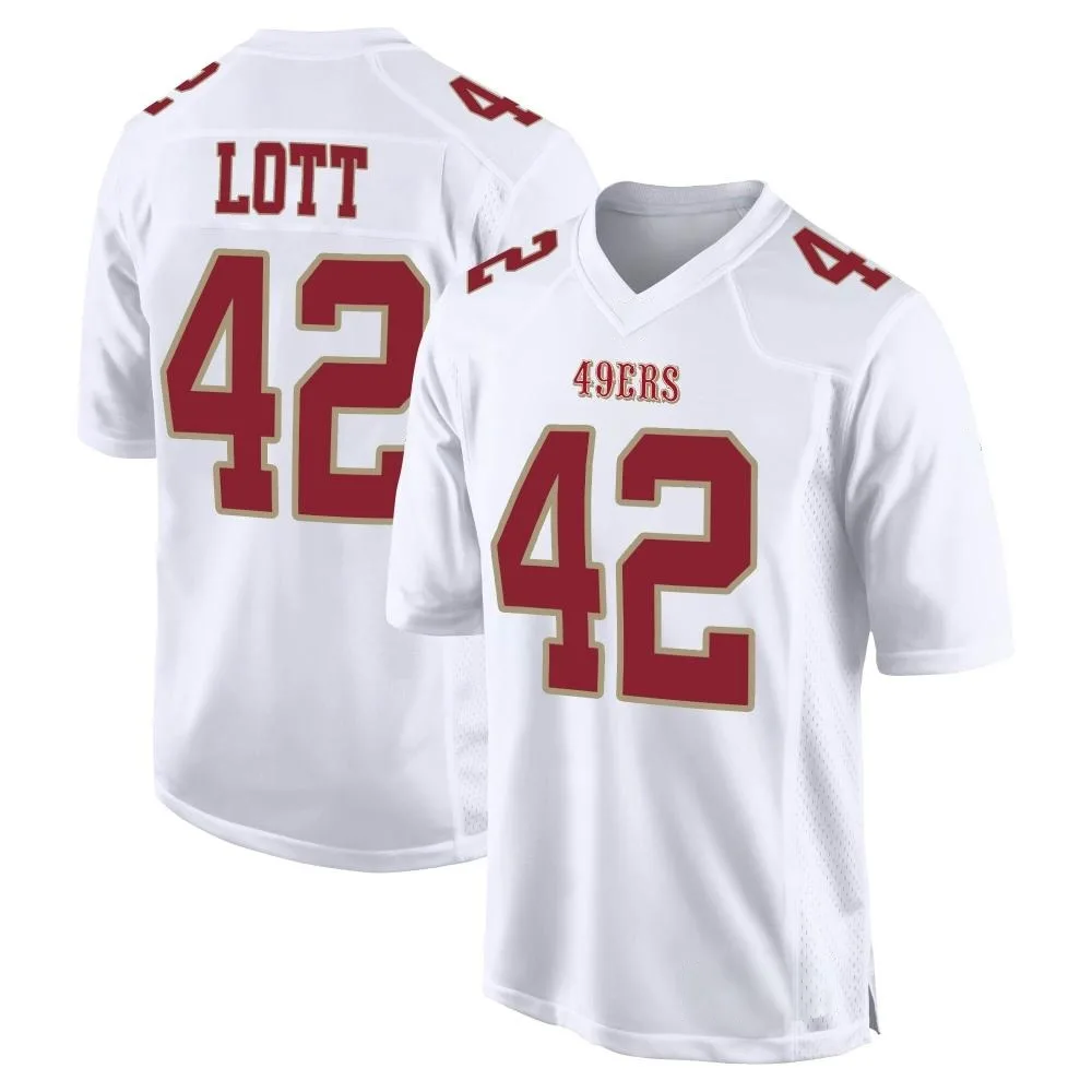 Youth San Francisco 49ers Ronnie Lott Nike Fashion Game White Jersey Youth San Francisco 49ers Ronnie Lott Nike Fashion Game White Jersey