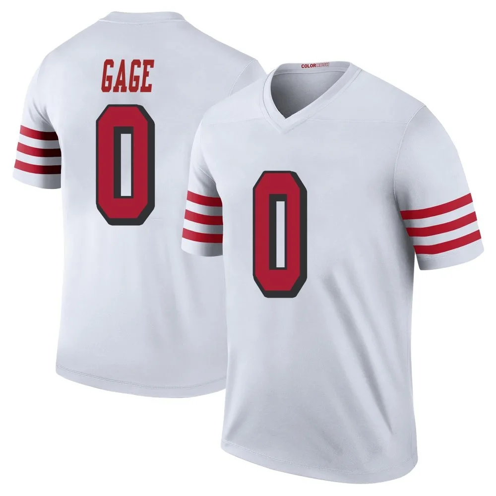 Men's San Francisco 49ers Russell Gage Nike Color Rush Legend White Jersey Men's San Francisco 49ers Russell Gage Nike Color Rush Legend White Jersey