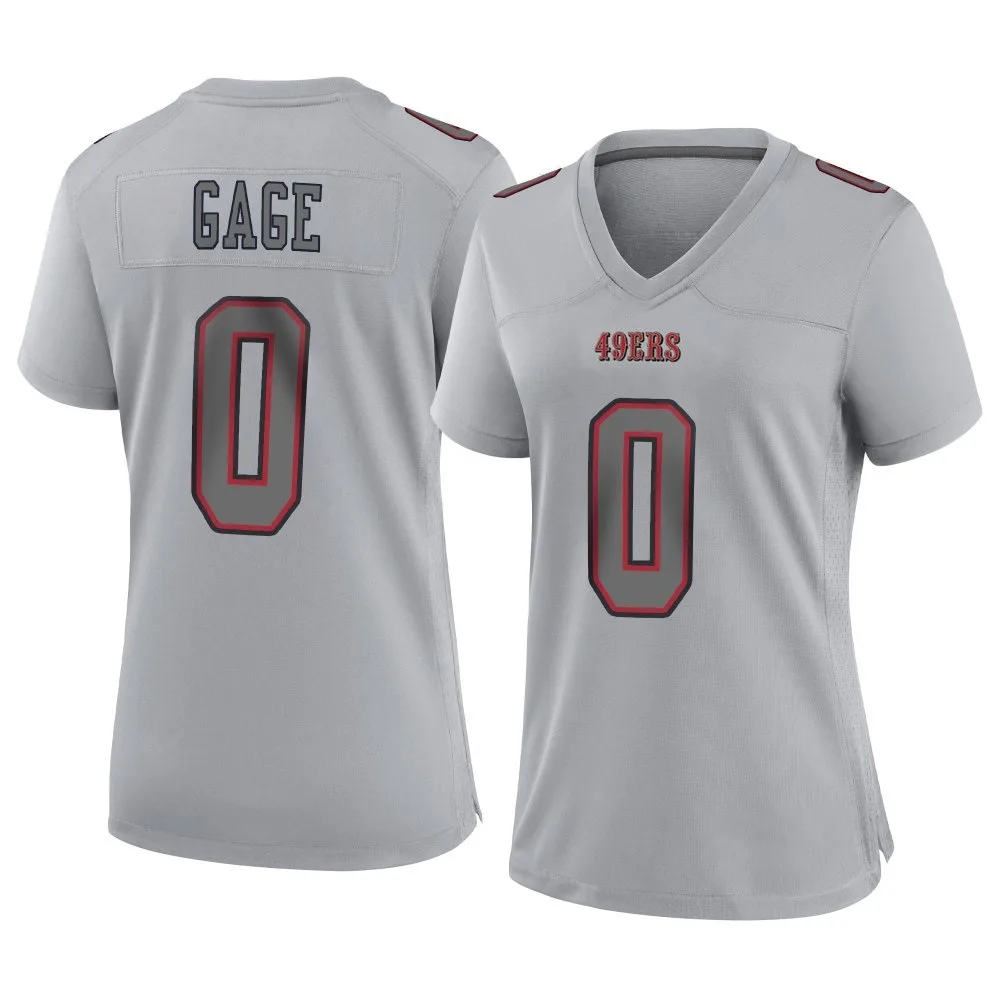 Women's San Francisco 49ers Russell Gage Nike Atmosphere Fashion Game Gray Jersey Women's San Francisco 49ers Russell Gage Nike Atmosphere Fashion Game Gray Jersey