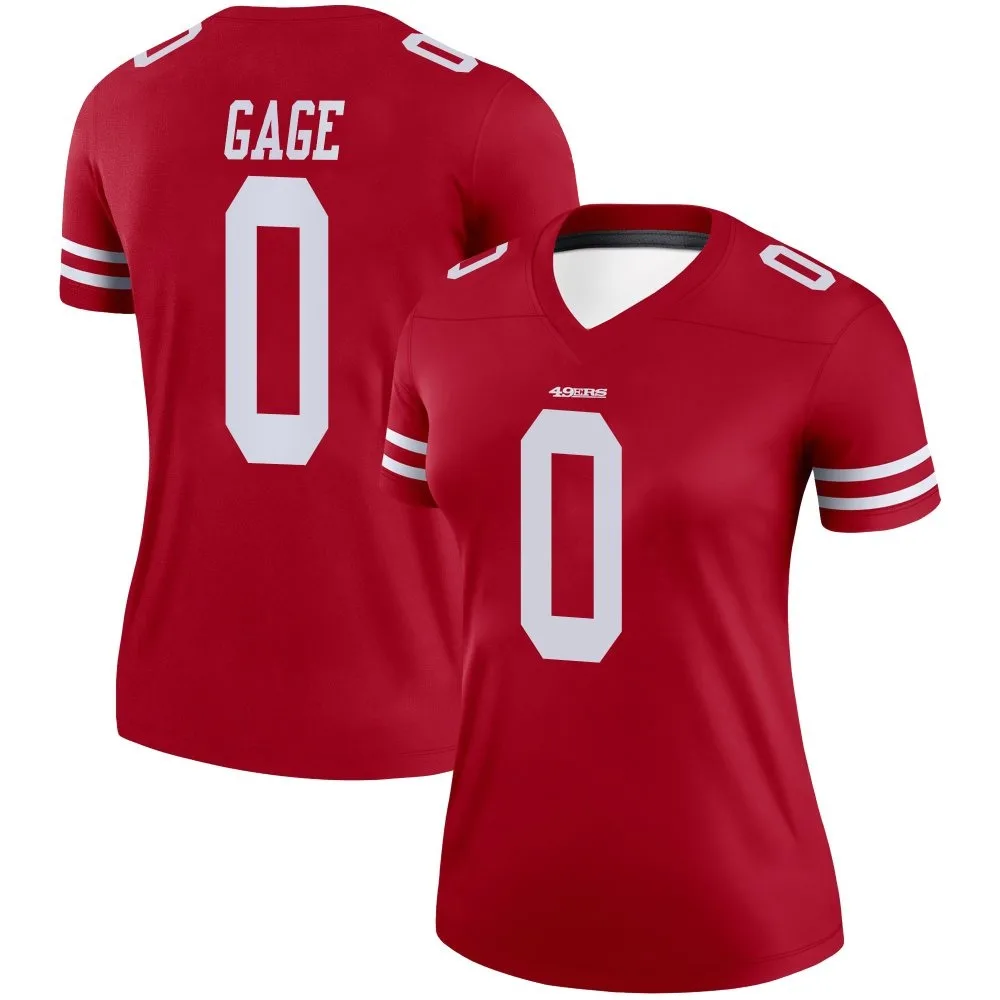 Women's San Francisco 49ers Russell Gage Nike Legend Scarlet Jersey Women's San Francisco 49ers Russell Gage Nike Legend Scarlet Jersey