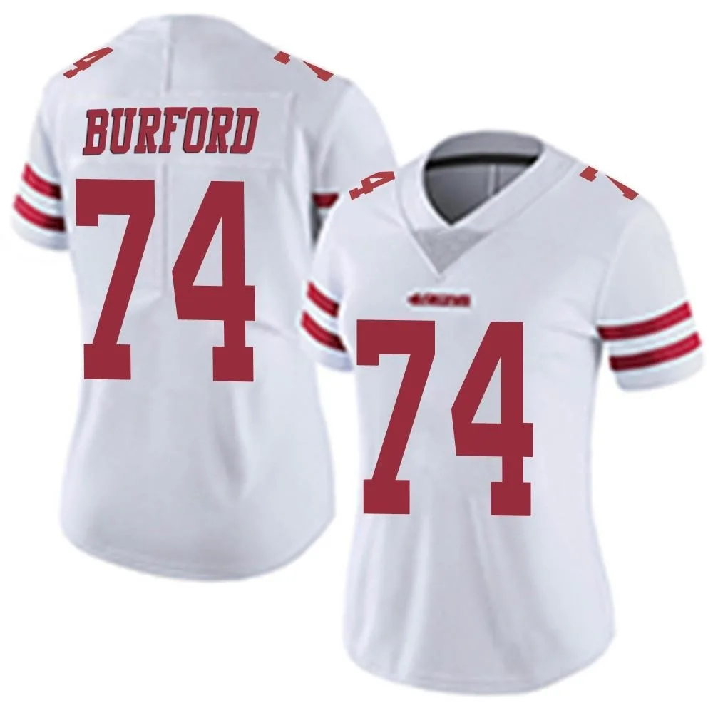 Women's San Francisco 49ers Spencer Burford Nike Vapor Untouchable Limited White Jersey Women's San Francisco 49ers Spencer Burford Nike Vapor Untouchable Limited White Jersey