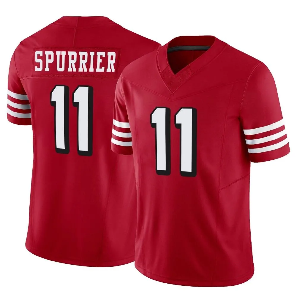 Men's San Francisco 49ers Steve Spurrier Nike Alternate Vapor F.U.S.E. Limited Scarlet Jersey Men's San Francisco 49ers Steve Spurrier Nike Alternate Vapor F.U.S.E. Limited Scarlet Jersey