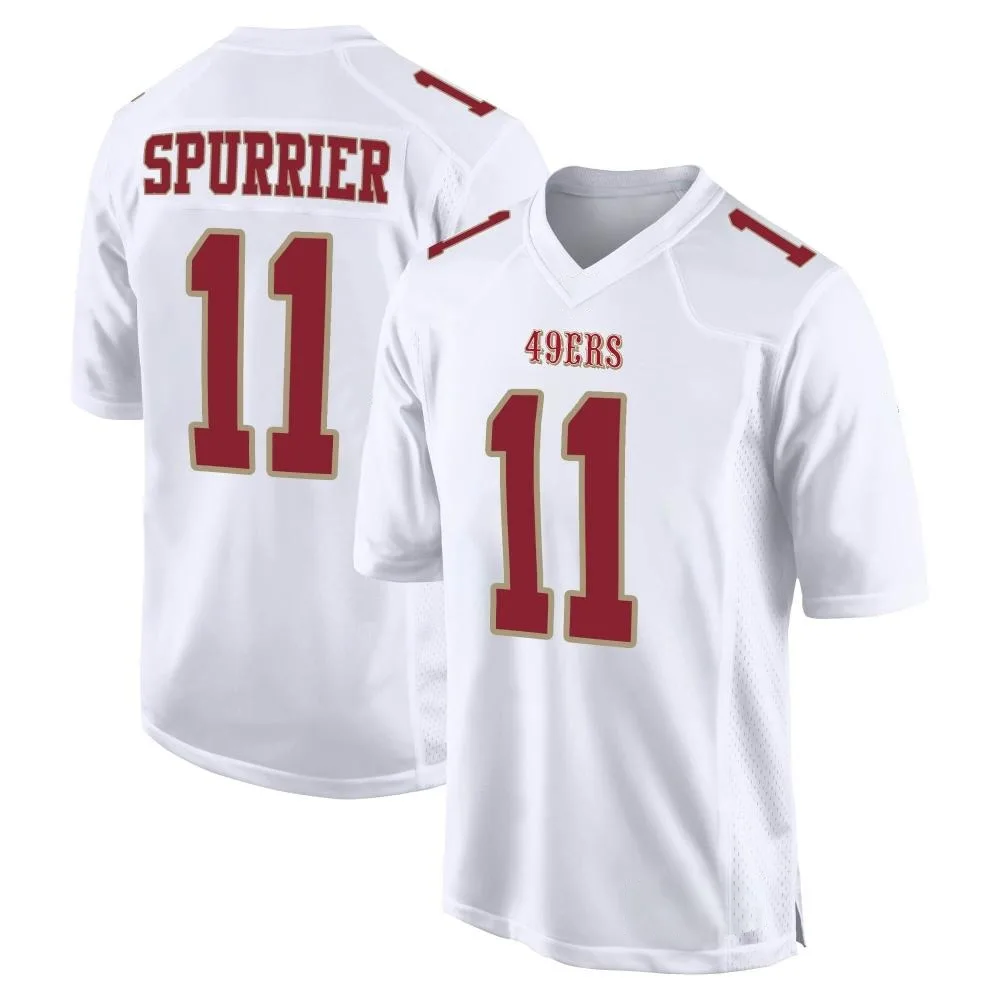Men's San Francisco 49ers Steve Spurrier Nike Fashion Game White Jersey Men's San Francisco 49ers Steve Spurrier Nike Fashion Game White Jersey