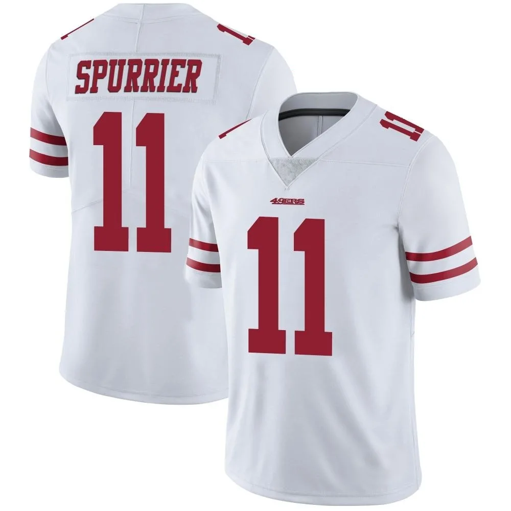 Men's San Francisco 49ers Steve Spurrier Nike Vapor Untouchable Limited White Jersey Men's San Francisco 49ers Steve Spurrier Nike Vapor Untouchable Limited White Jersey